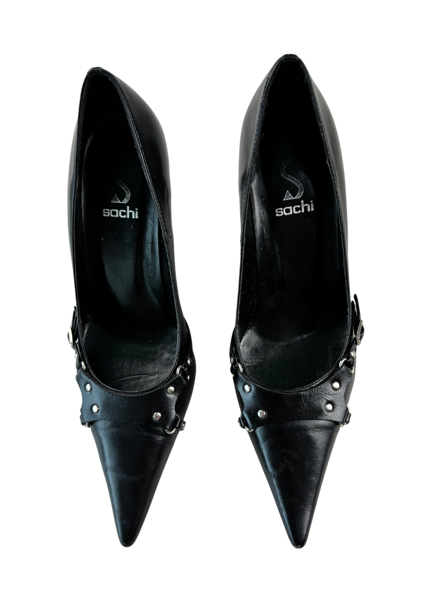 SACHI VINTAGE (AS IS) Pointed Harness Stiletto