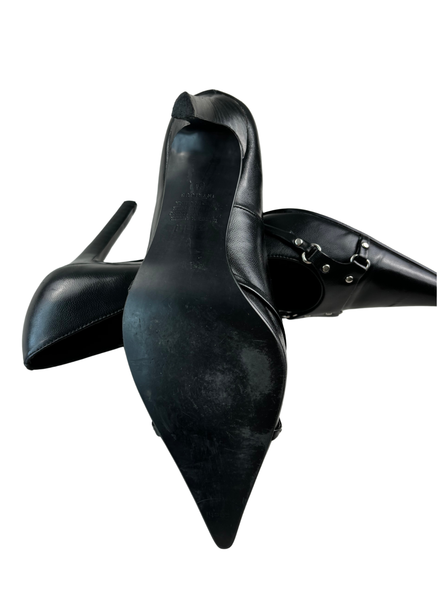 SACHI VINTAGE (AS IS) Pointed Harness Stiletto