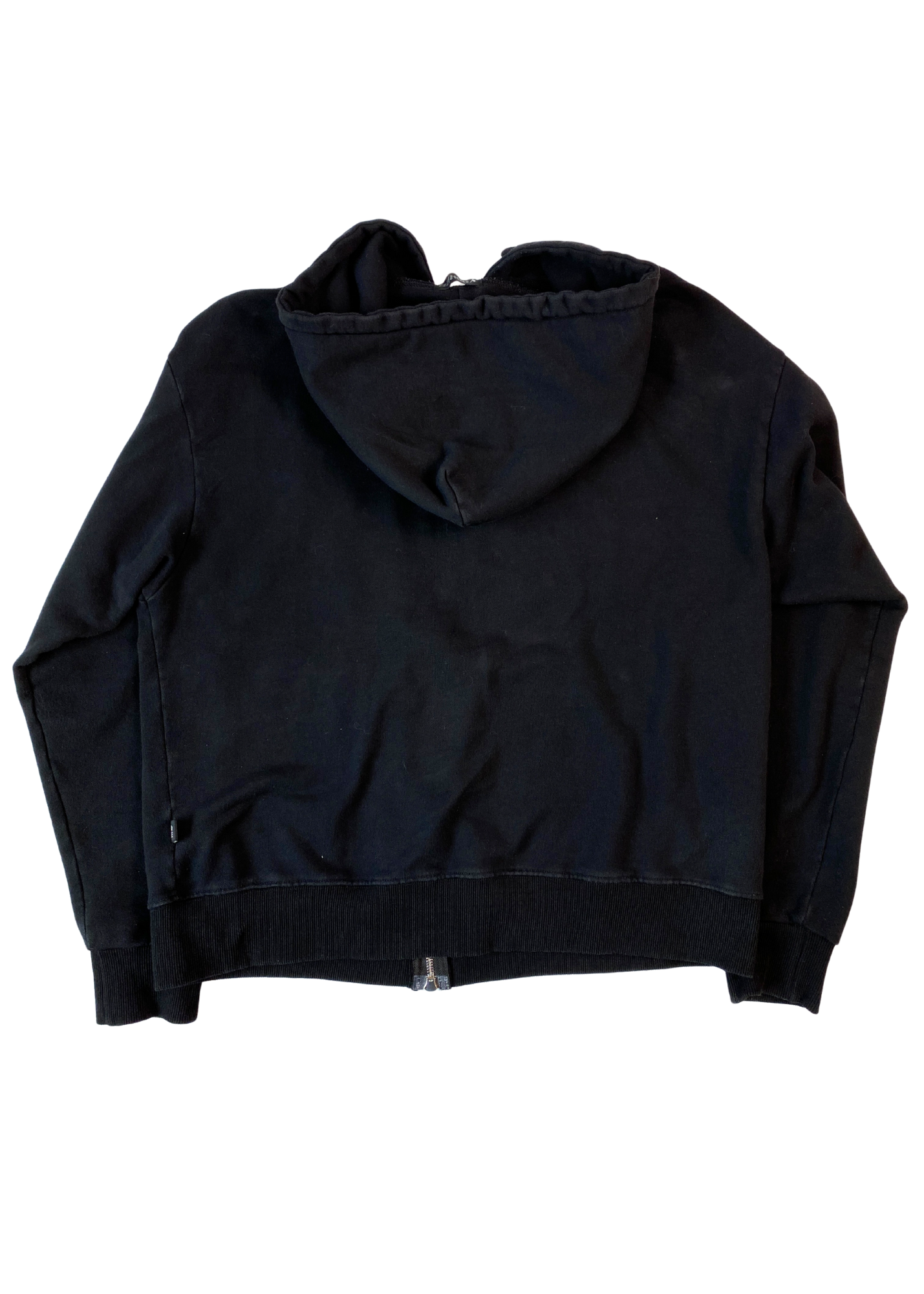 YOOHEE Bow Applique Zip Hoodie