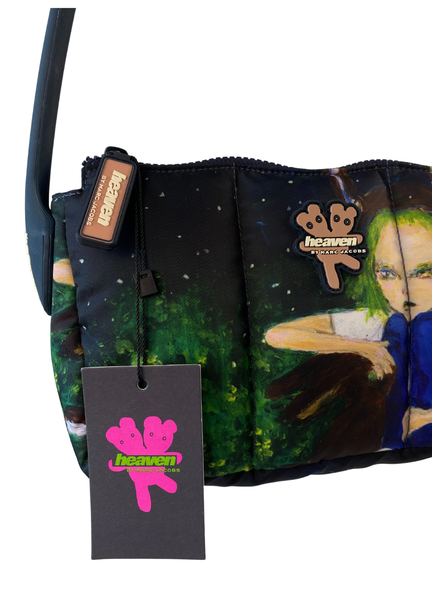 HEAVEN BY MARC JACOBS (BNWT) 'Eri' Print Rubber Strap Shoulder Bag