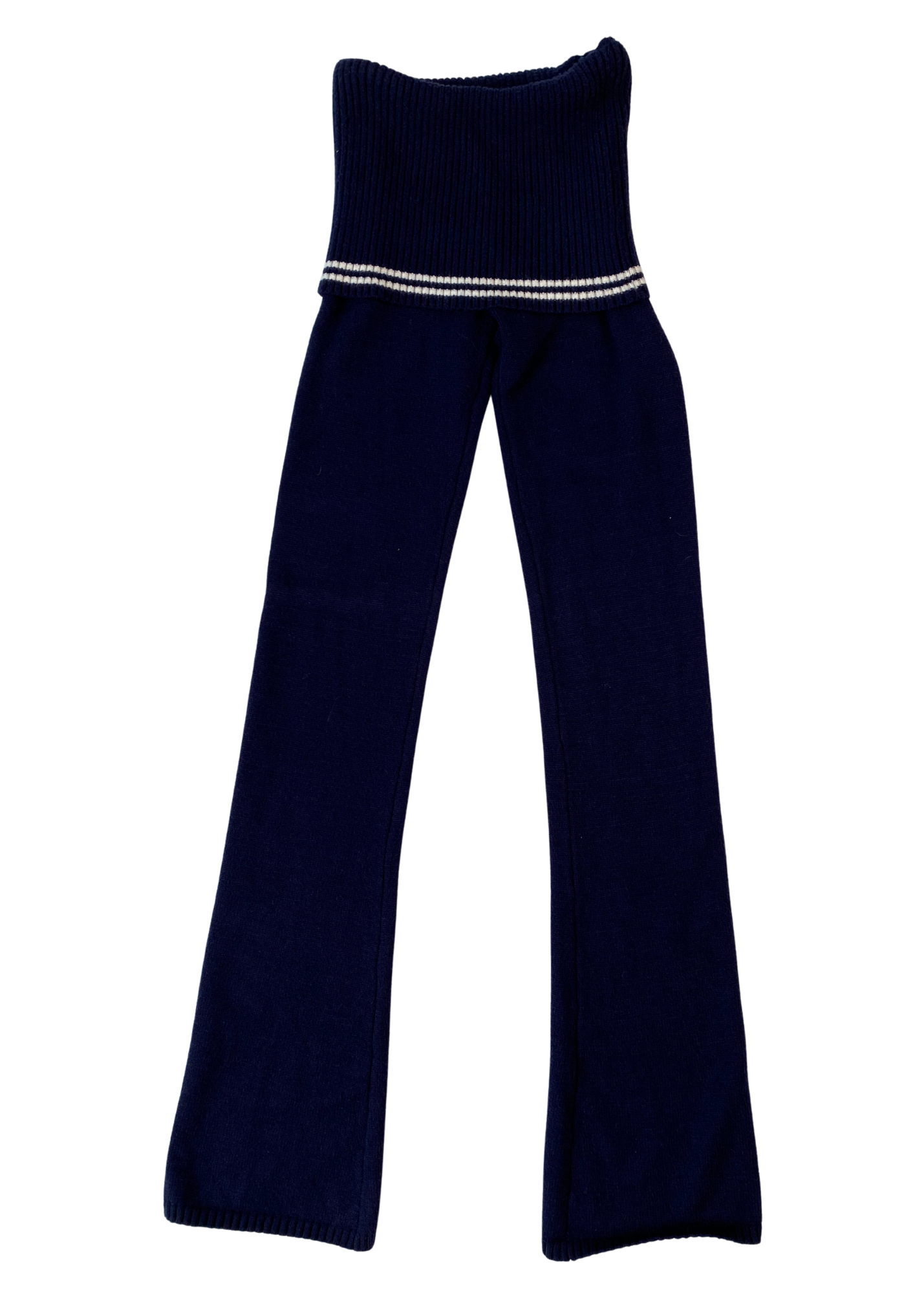 FRANKIES BIKINI Fold Over Knit Pants