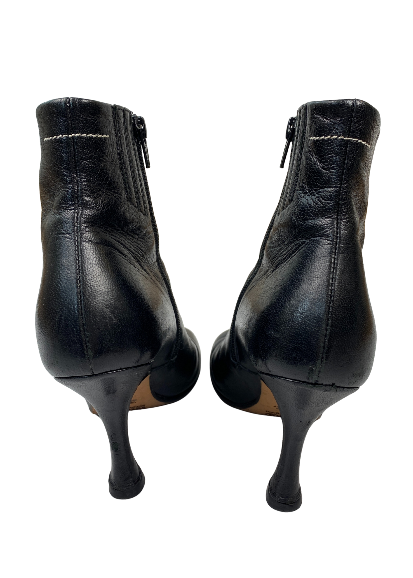 MM6 MAISON MARGIELA (AS IS) Leather Ankle Boots