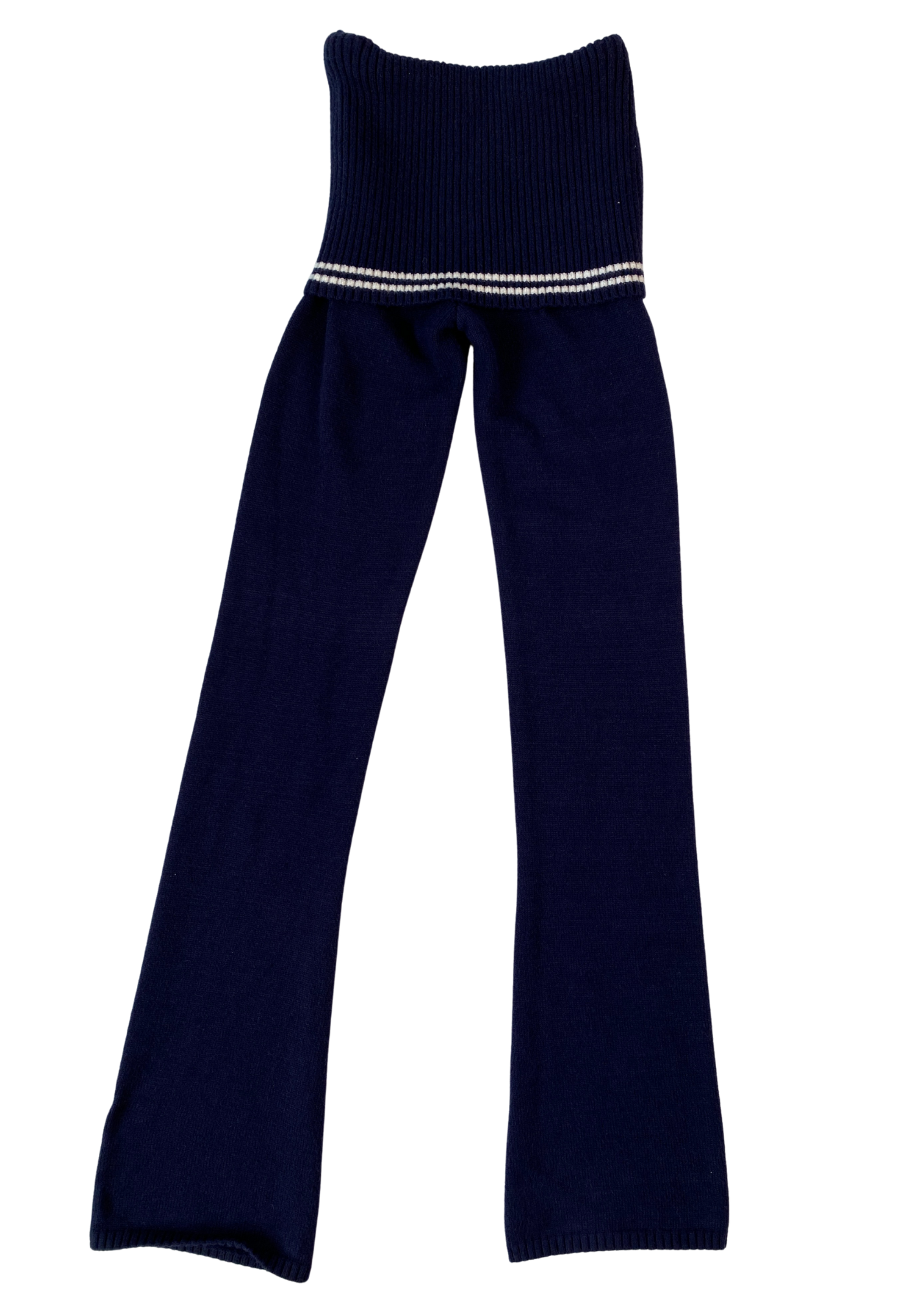 FRANKIES BIKINI Fold Over Knit Pants