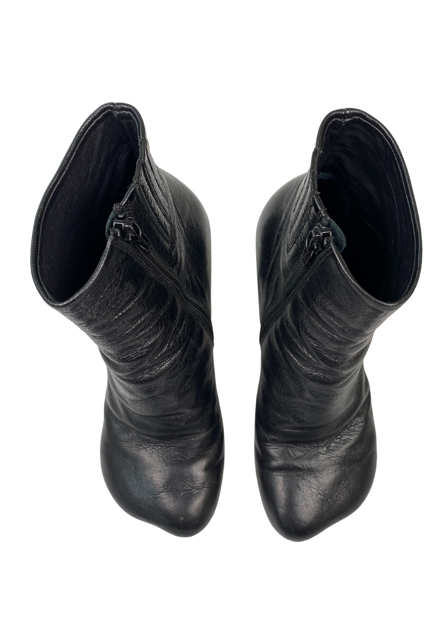 MM6 MAISON MARGIELA (AS IS) Leather Ankle Boots