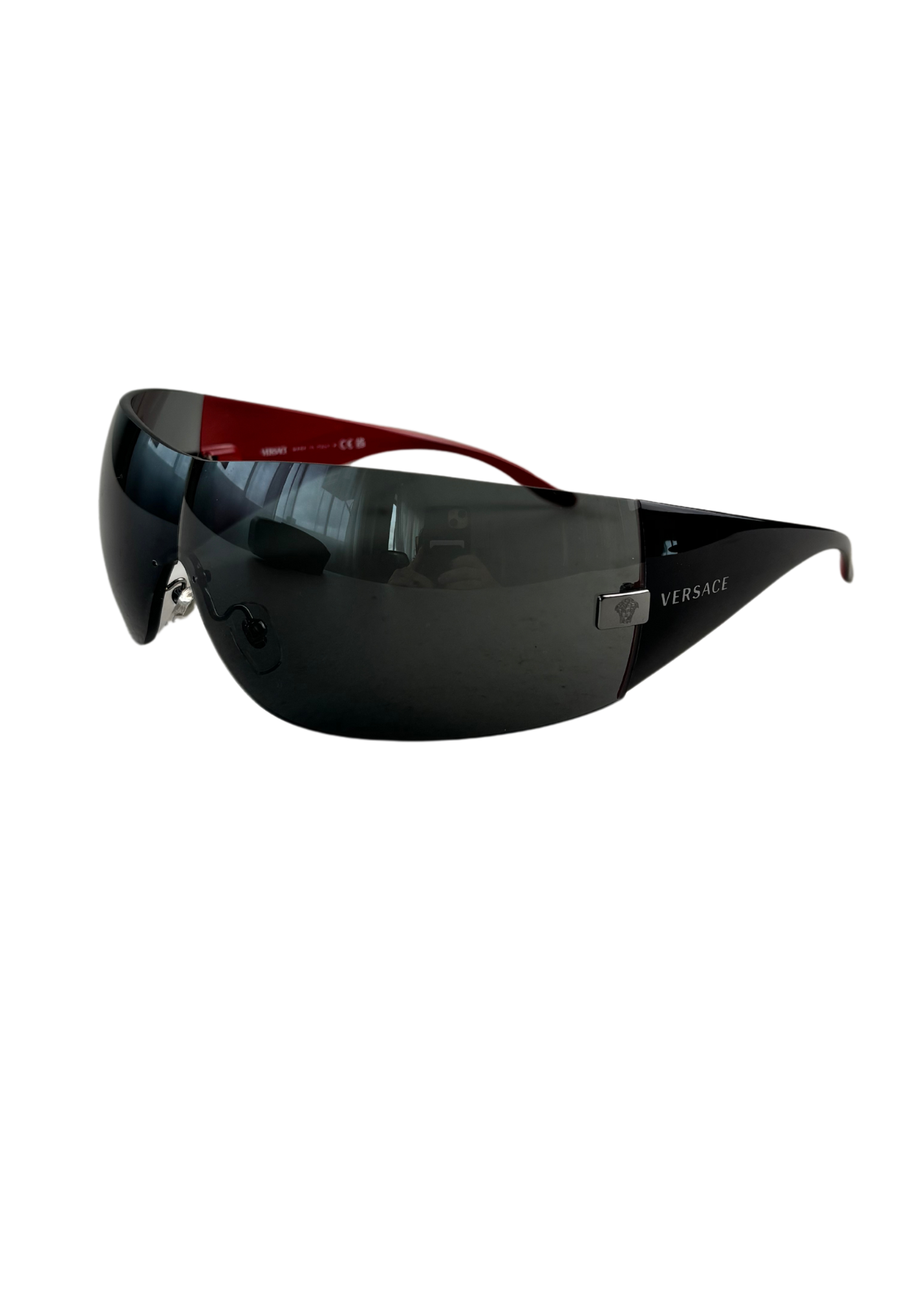 VERSACE Frameless Shield Sunglasses