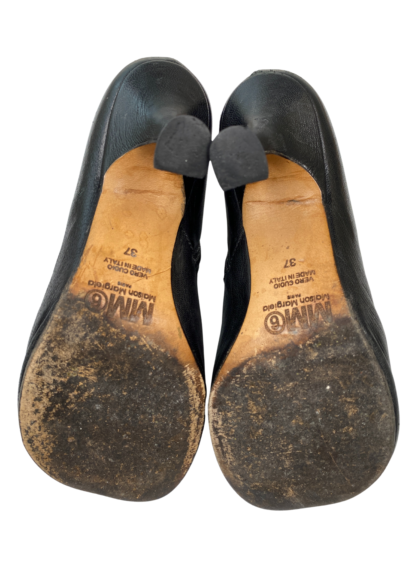 MM6 MAISON MARGIELA (AS IS) Leather Ankle Boots