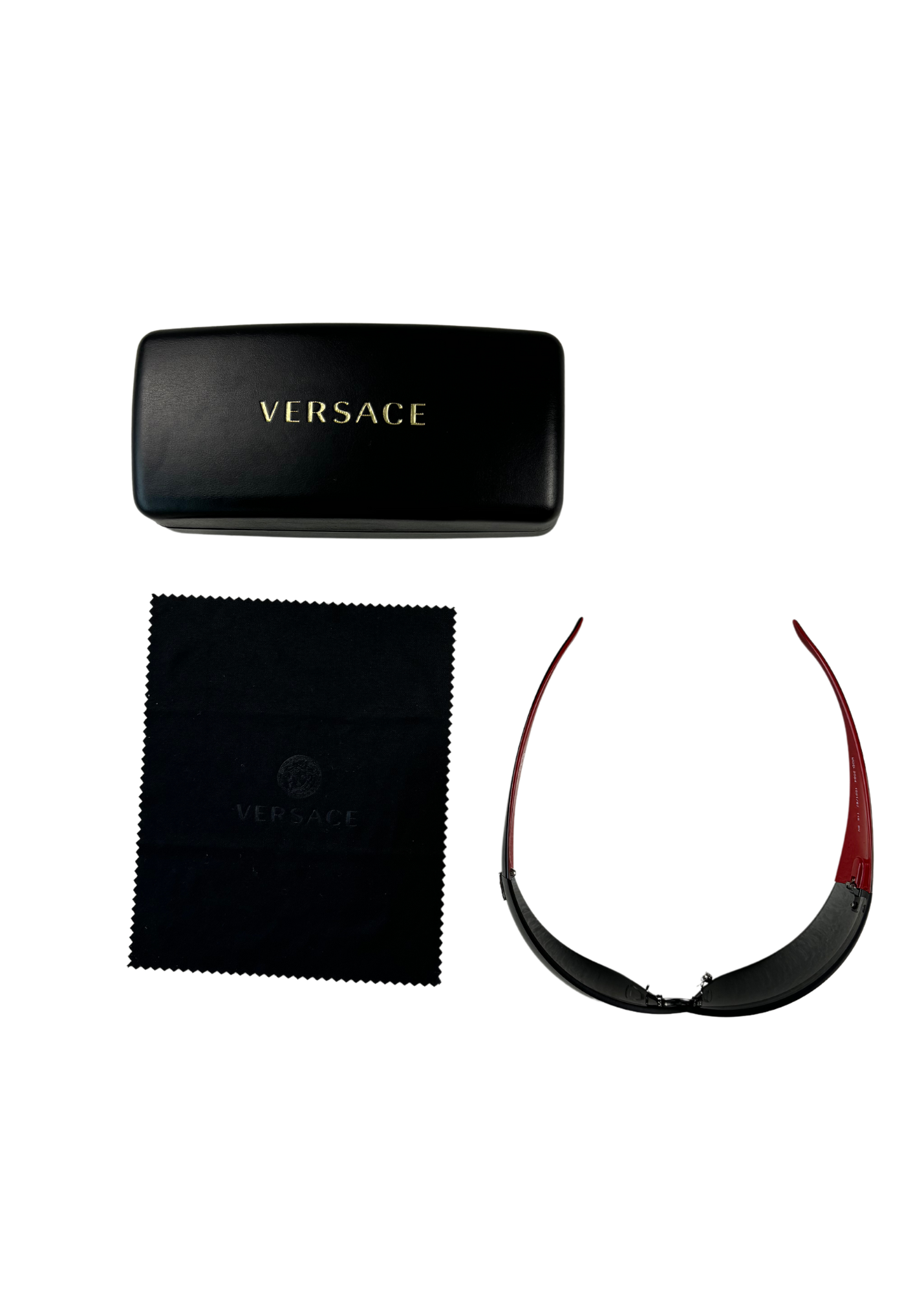 VERSACE Frameless Shield Sunglasses