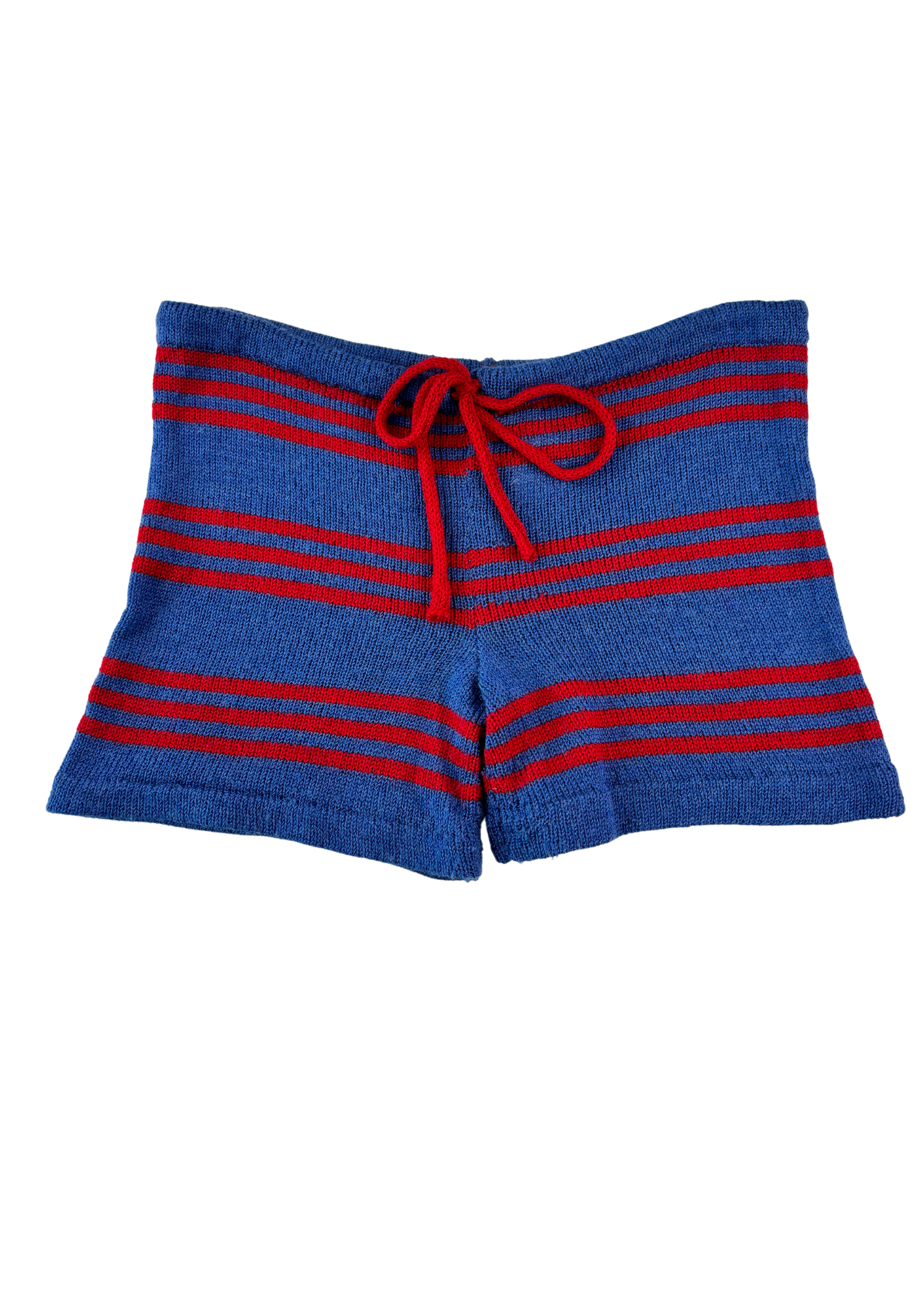SAIGEY (AS IS) Stripe Wool Mini Shorts