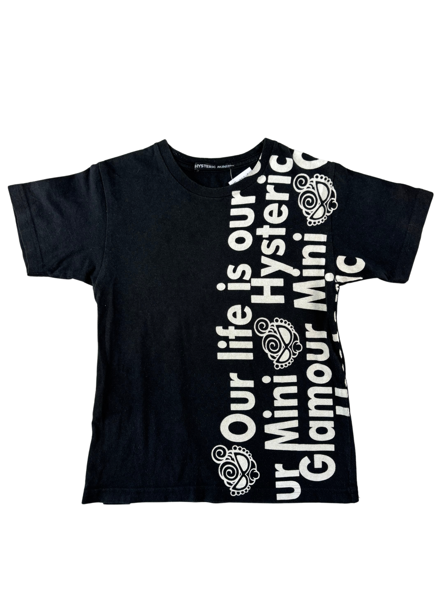 HYSTERIC GLAMOUR Logo Print Baby Tee