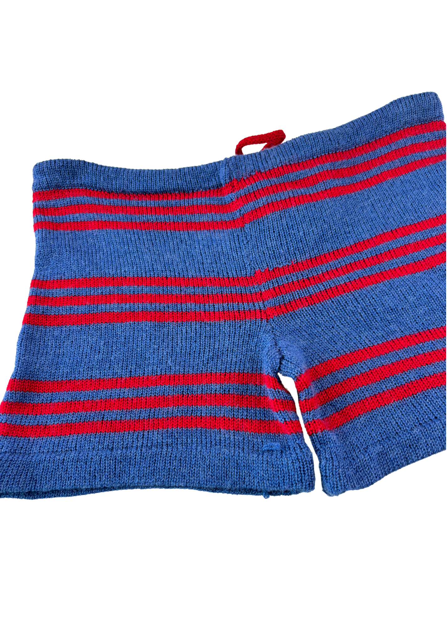 SAIGEY (AS IS) Stripe Wool Mini Shorts