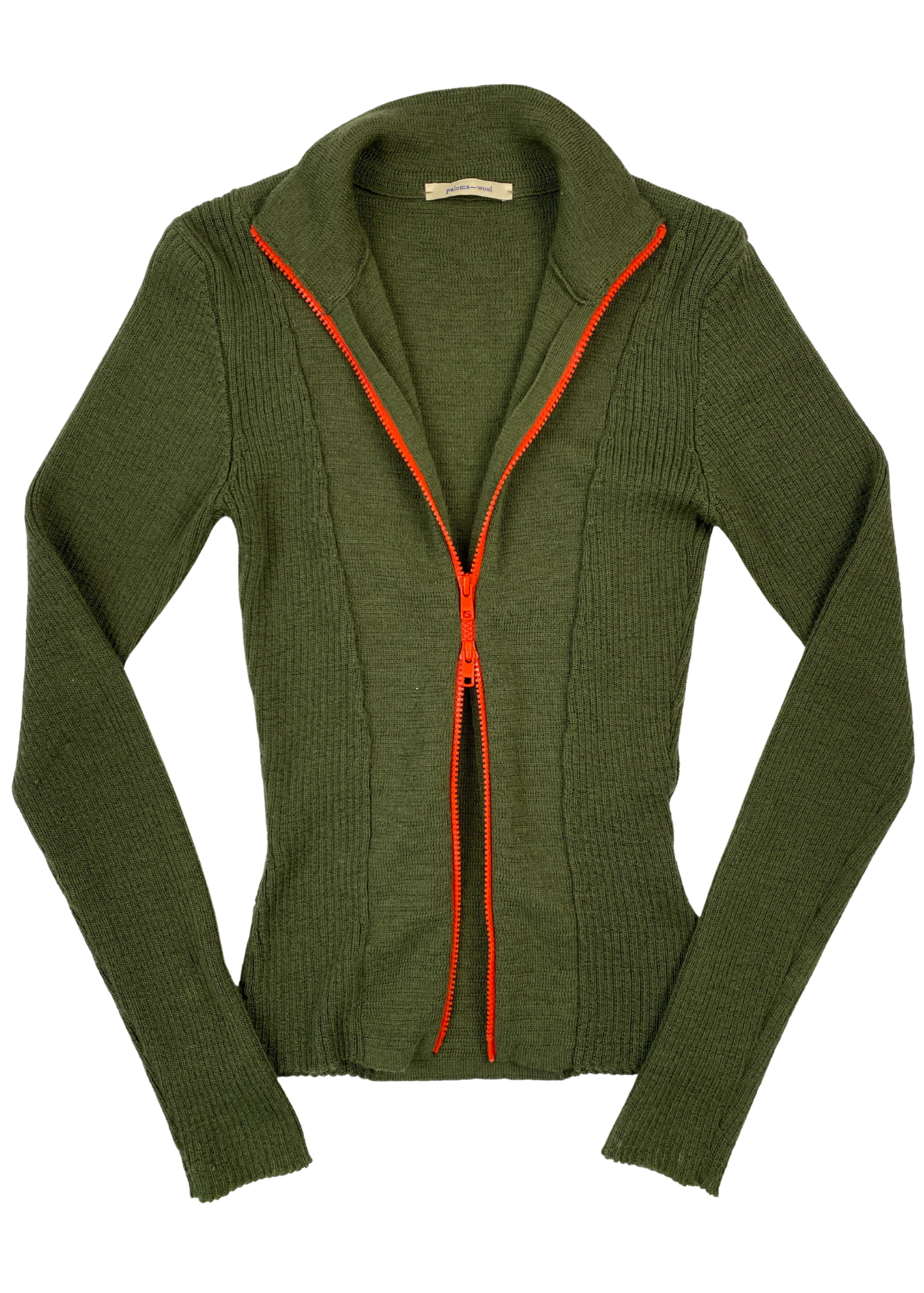 PALOMA WOOL Wool Blend Two Way Zip Knit
