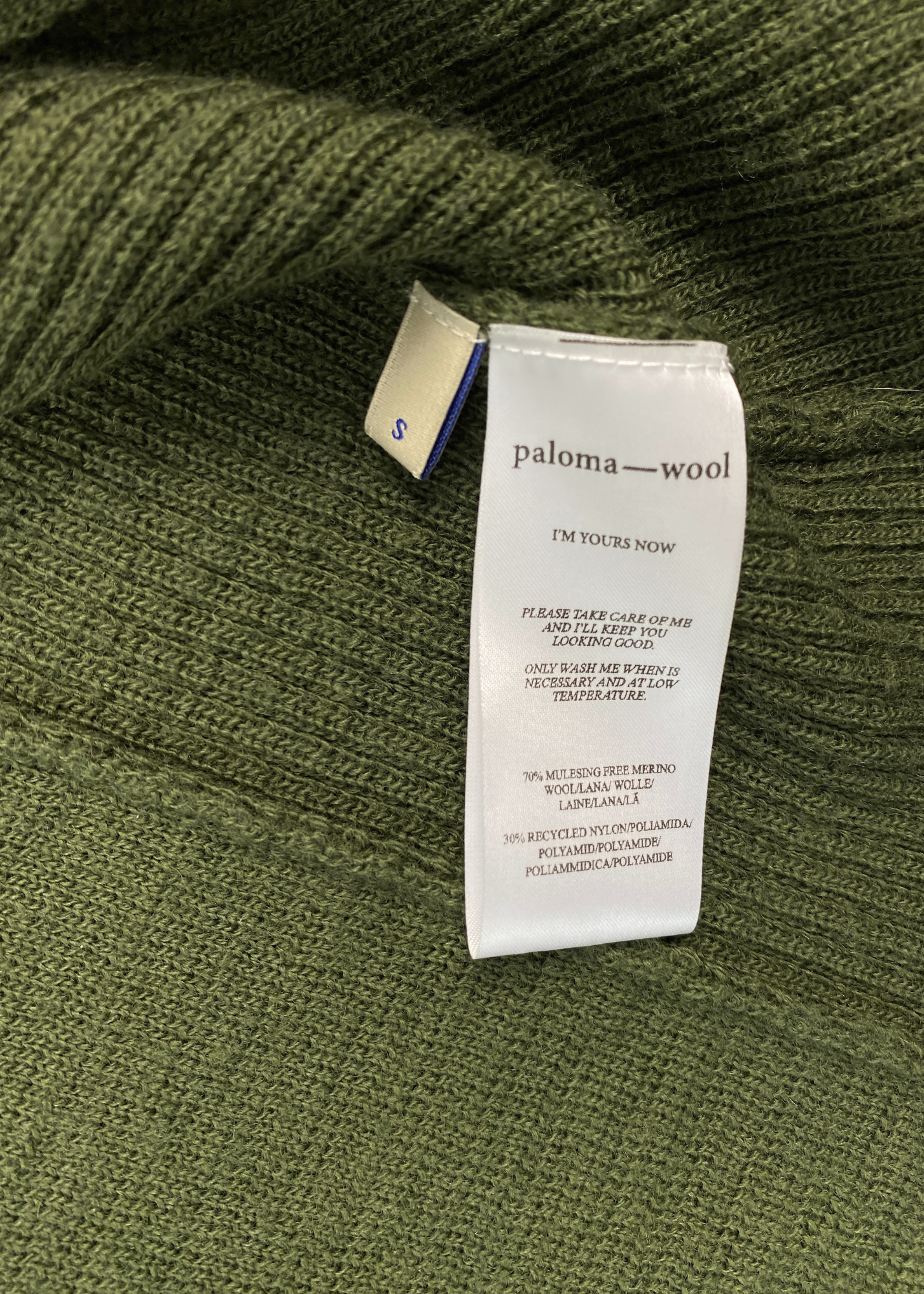 PALOMA WOOL Wool Blend Two Way Zip Knit