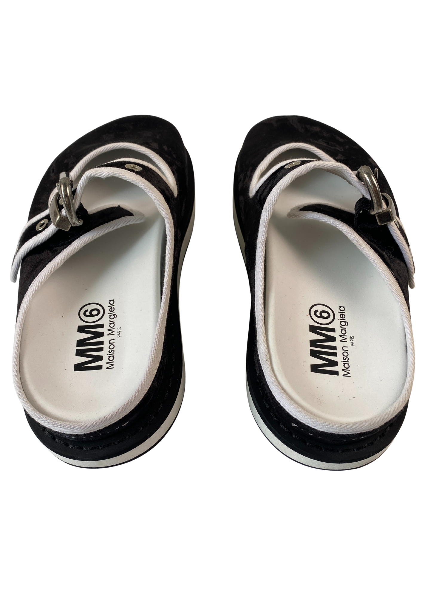 MM6 Maison Margiela Velvet Mary Jane Mule