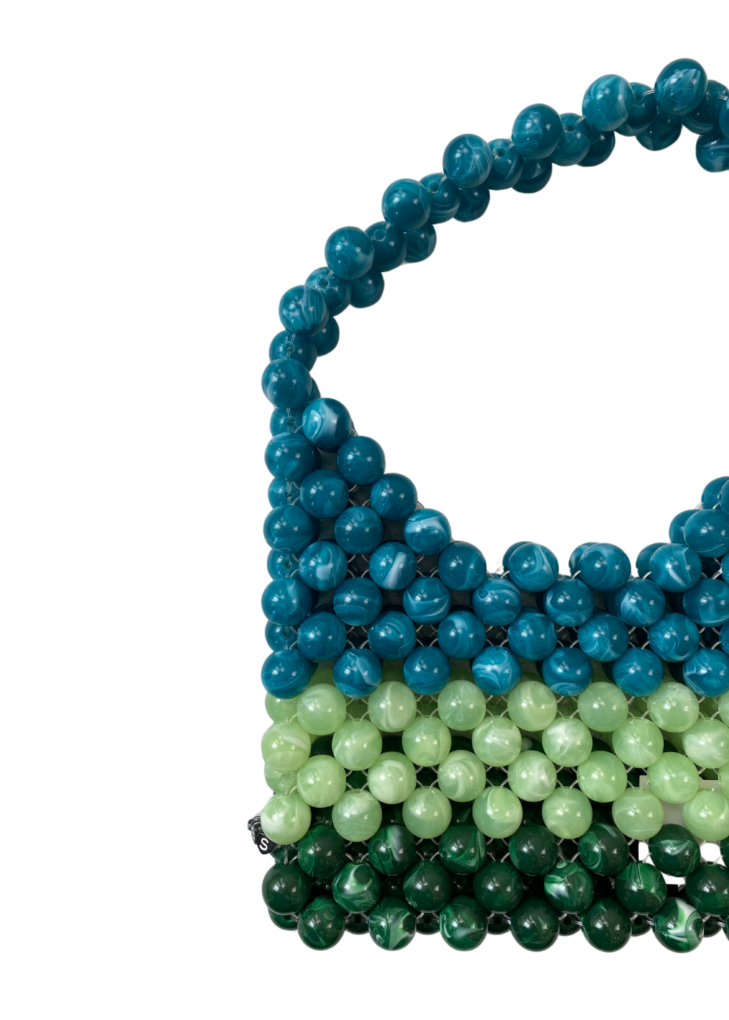 TOSS ME OUTSIDE Marble Bead Mini Bag