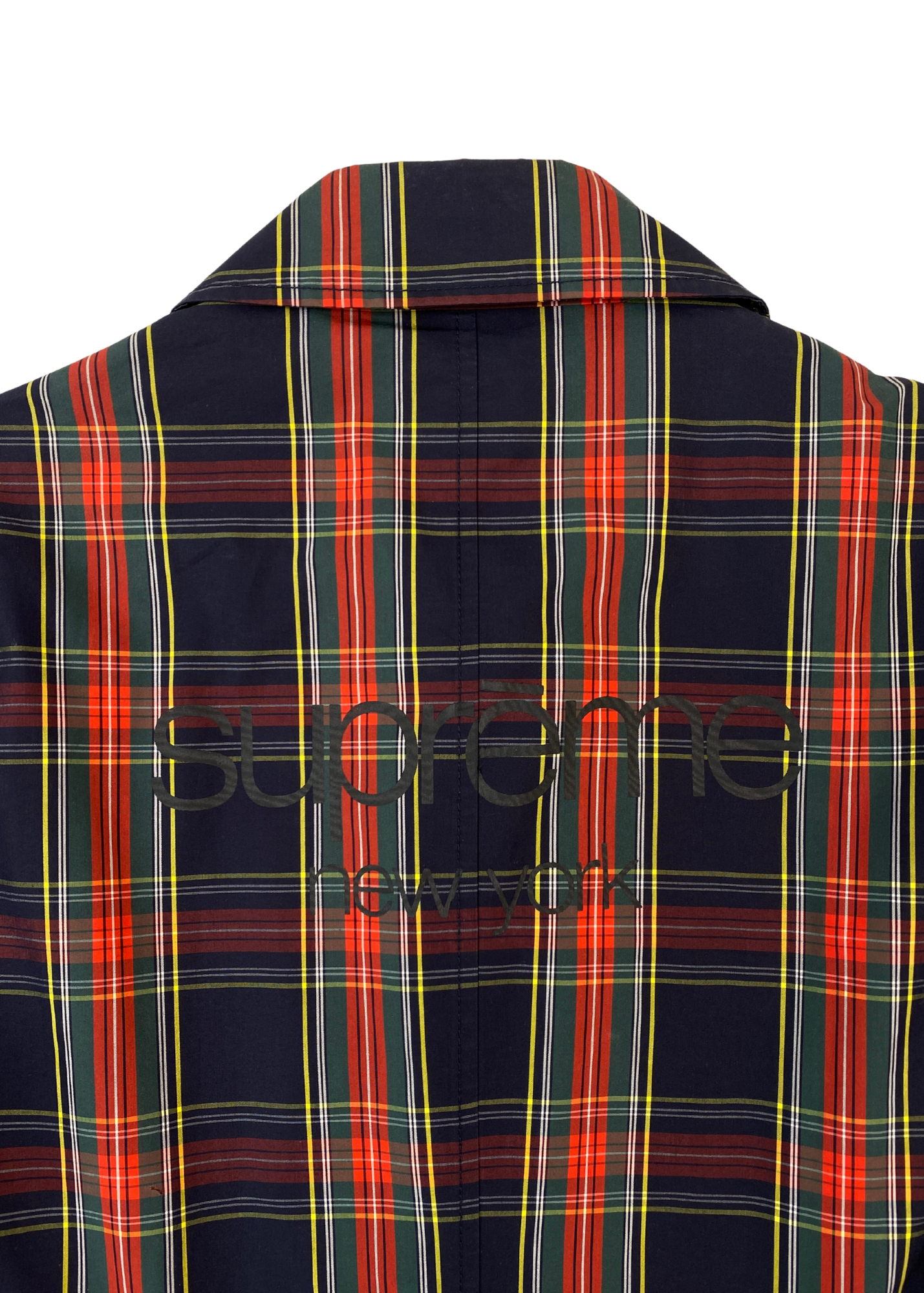 SUPREME Tartan Long Line Jacket