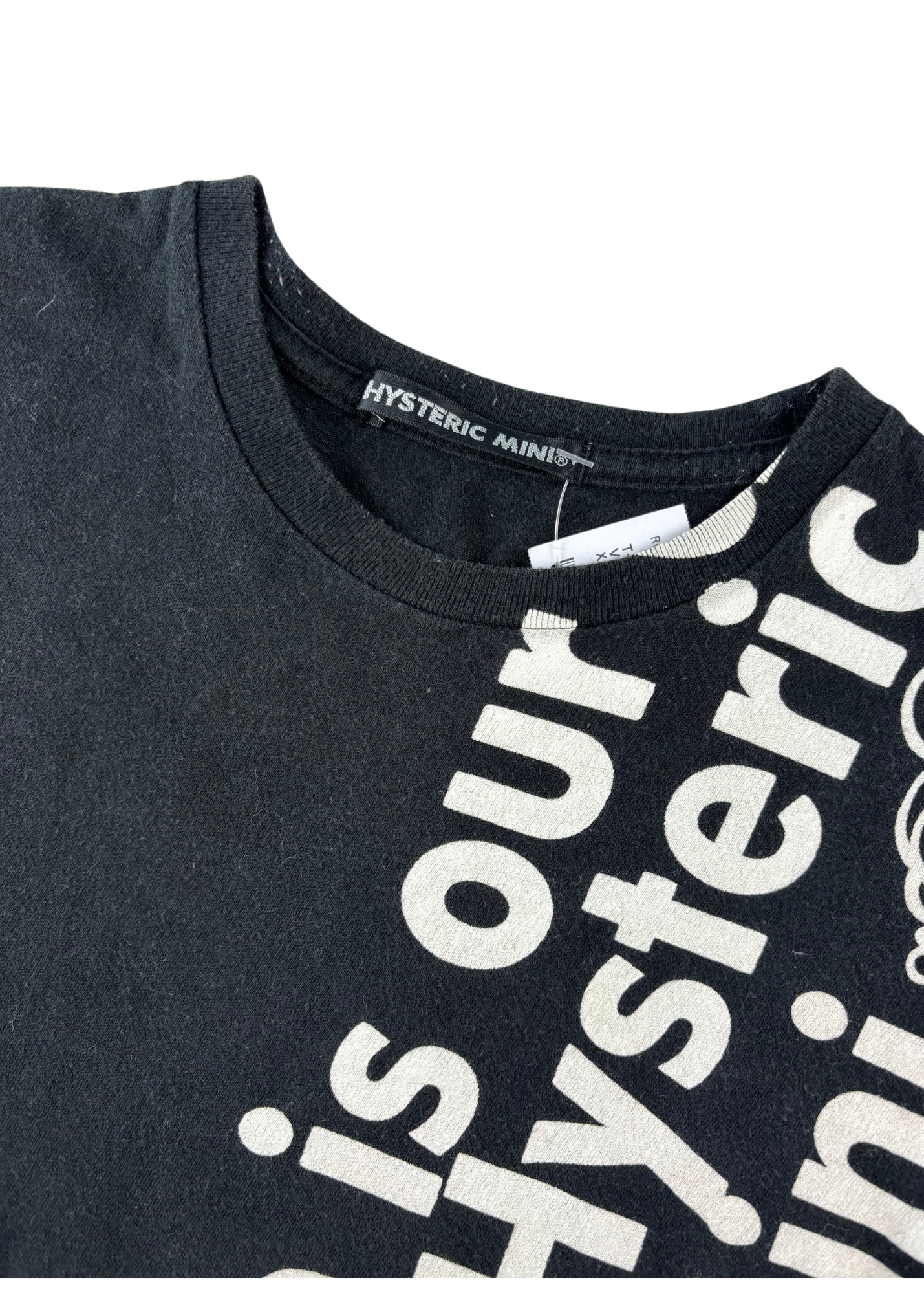 HYSTERIC GLAMOUR Logo Print Baby Tee