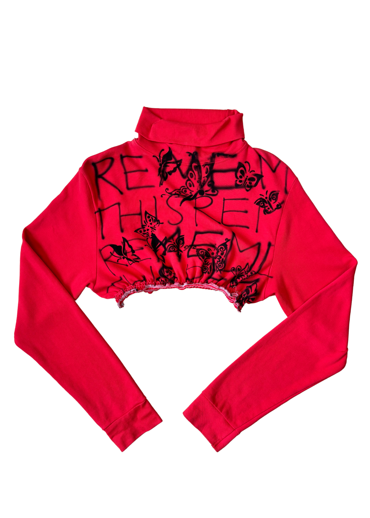 EGG LEMON Airbrushed Cutout Jumper