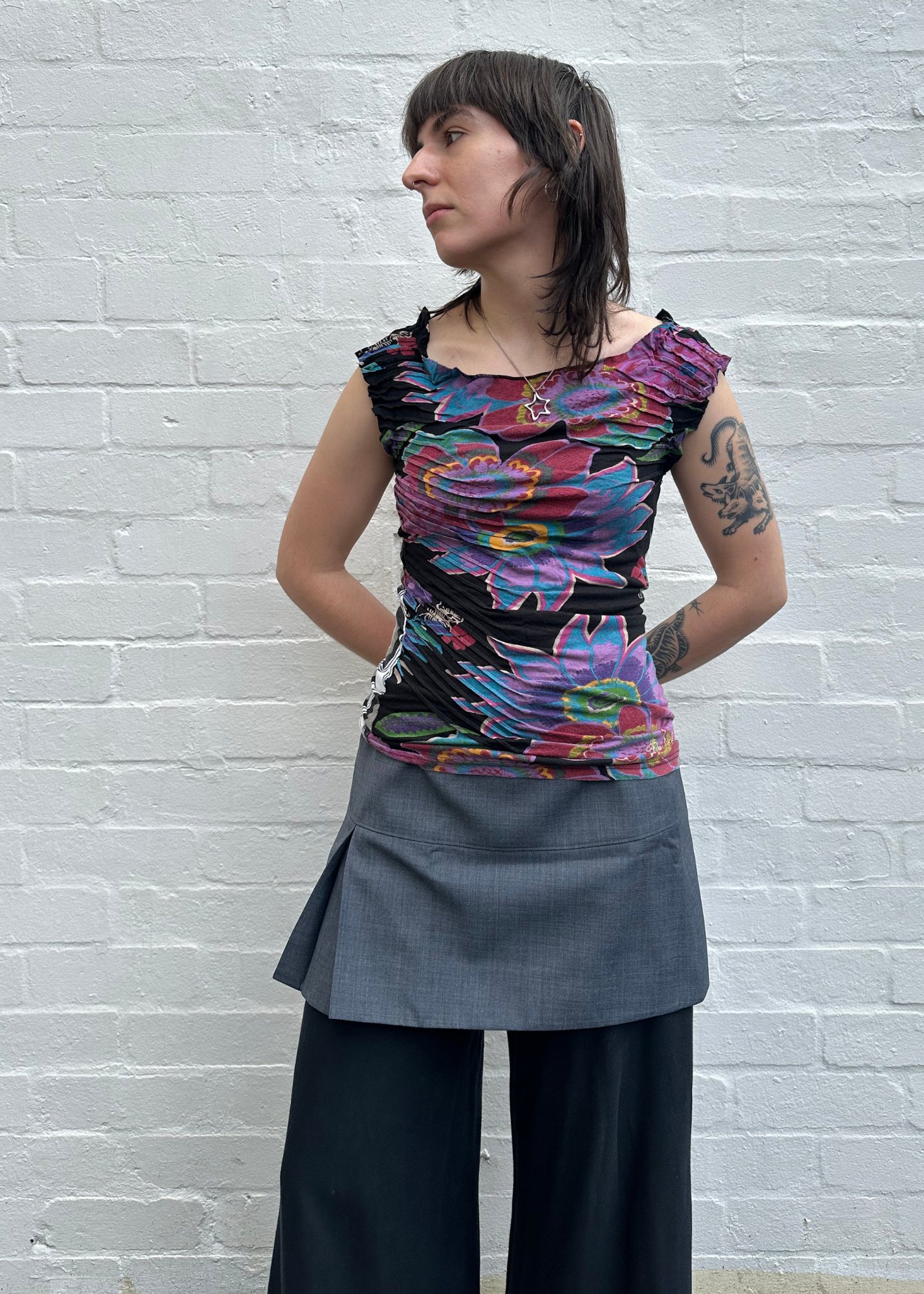 SHUSHU/TONG Pleat Mini Skirt