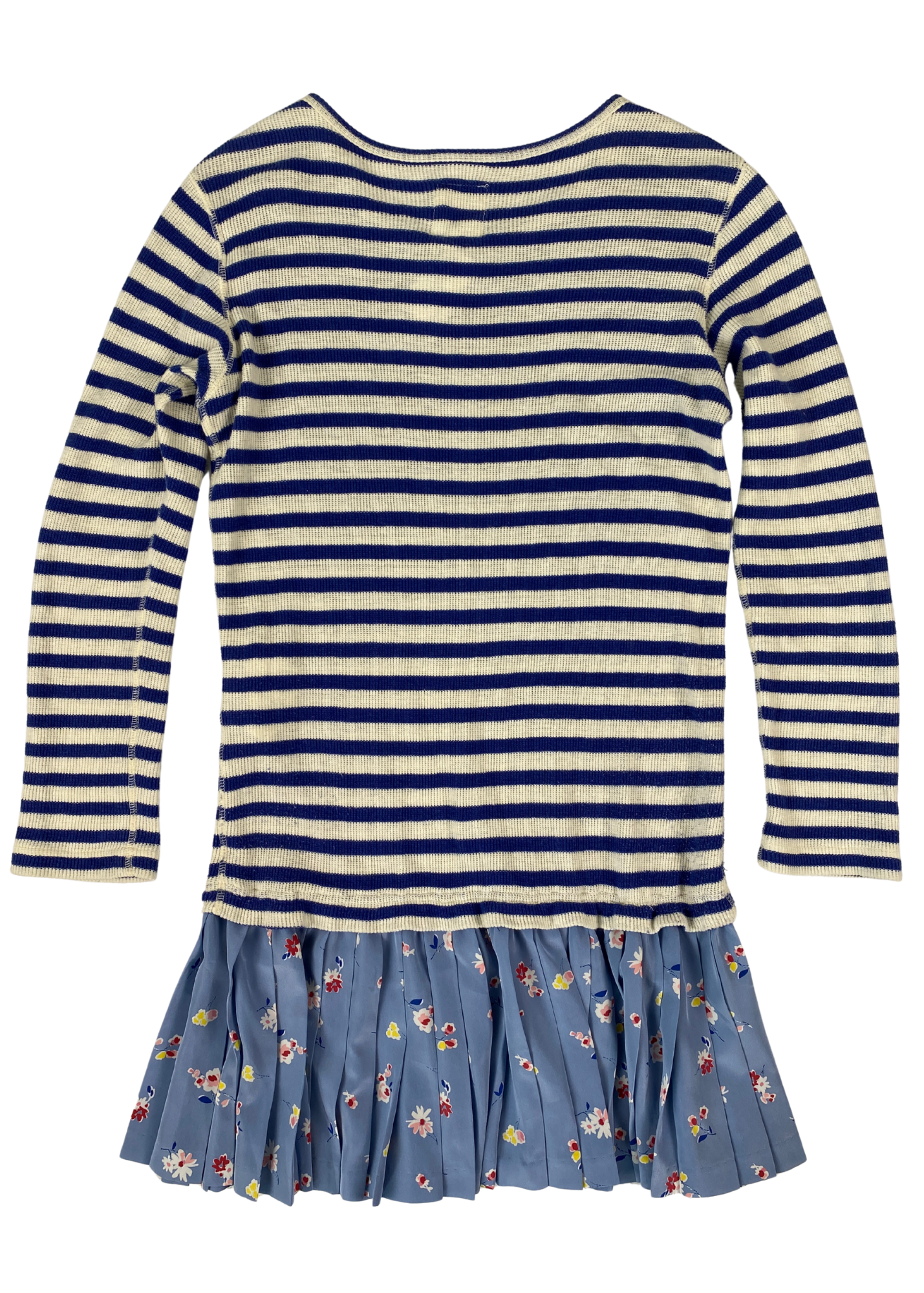JUNYA WATANABE COMME DES GARCONS MAN 2013 Stripe Waffle Pleat Mini Dress