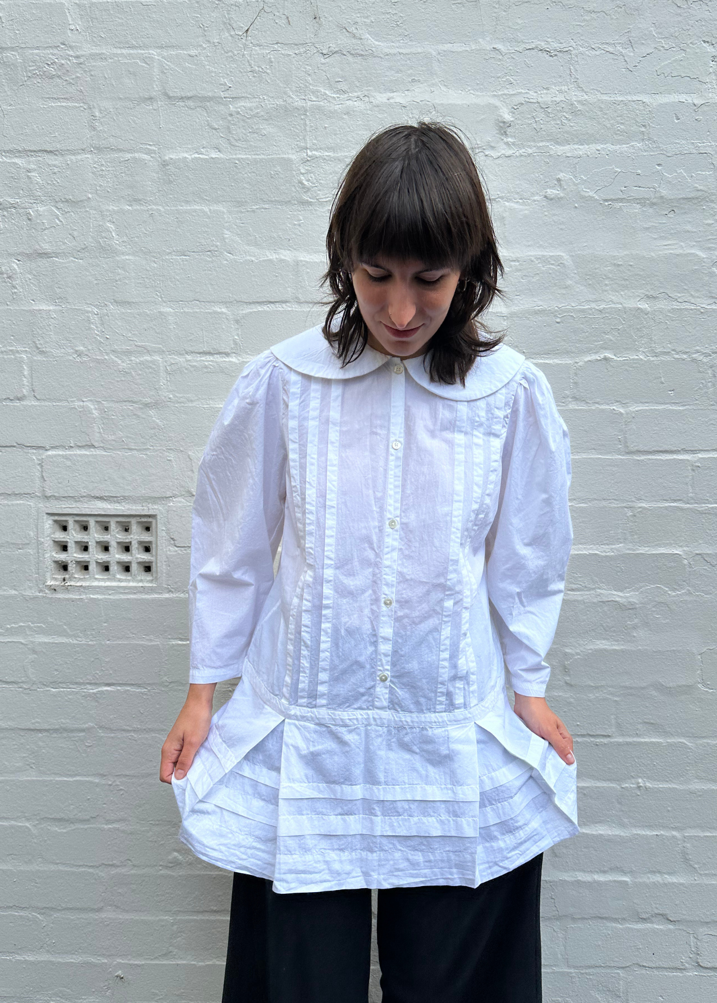 SANDY LIANG (BNWT) 'Biddy Dress' Peter Pan Collar Mini Dress