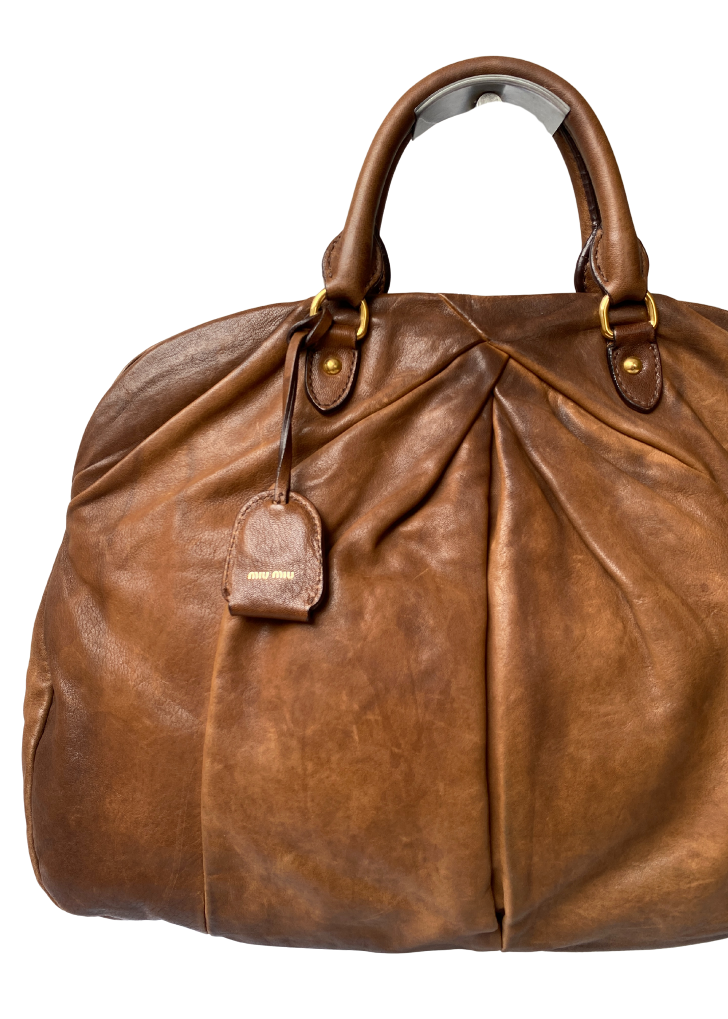 MIU MIU (AS IS) Brown Leather Doctors Bag