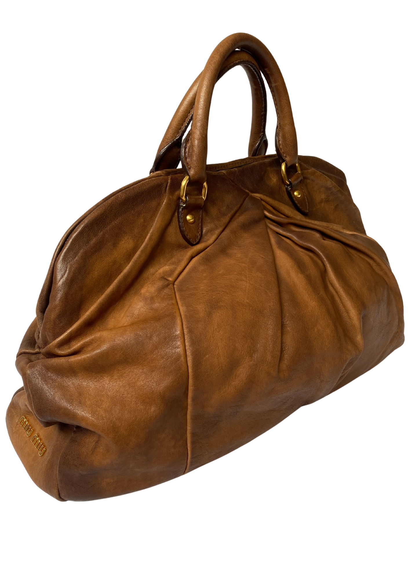 MIU MIU (AS IS) Brown Leather Doctors Bag