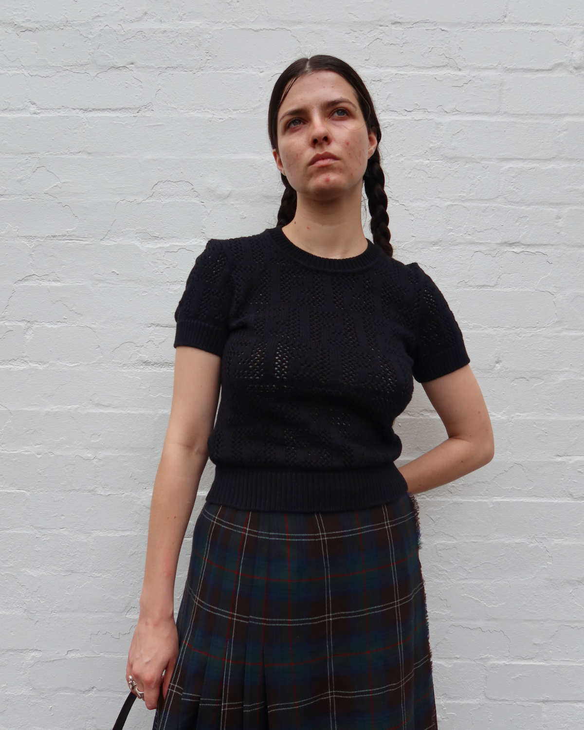 FENDI FF Zucca Cotton Knit Top