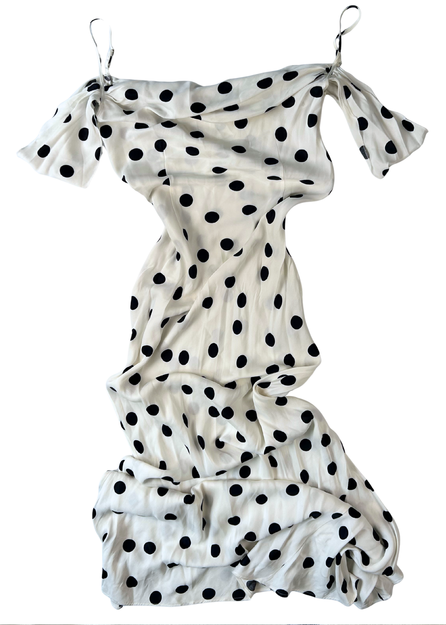 RAT & BOA (BNWT) Polkadot Bias Cut Maxi Dress