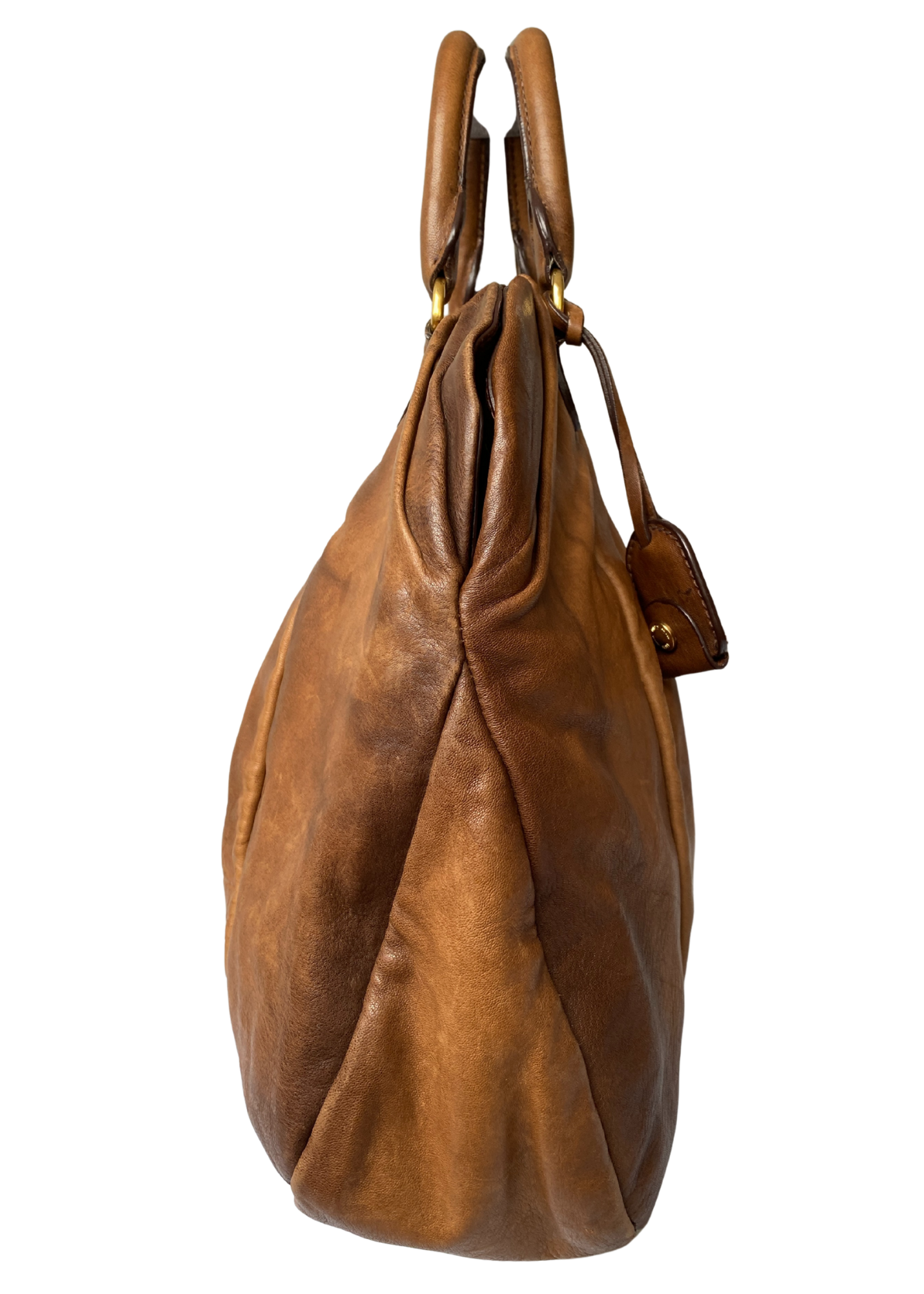 MIU MIU (AS IS) Brown Leather Doctors Bag