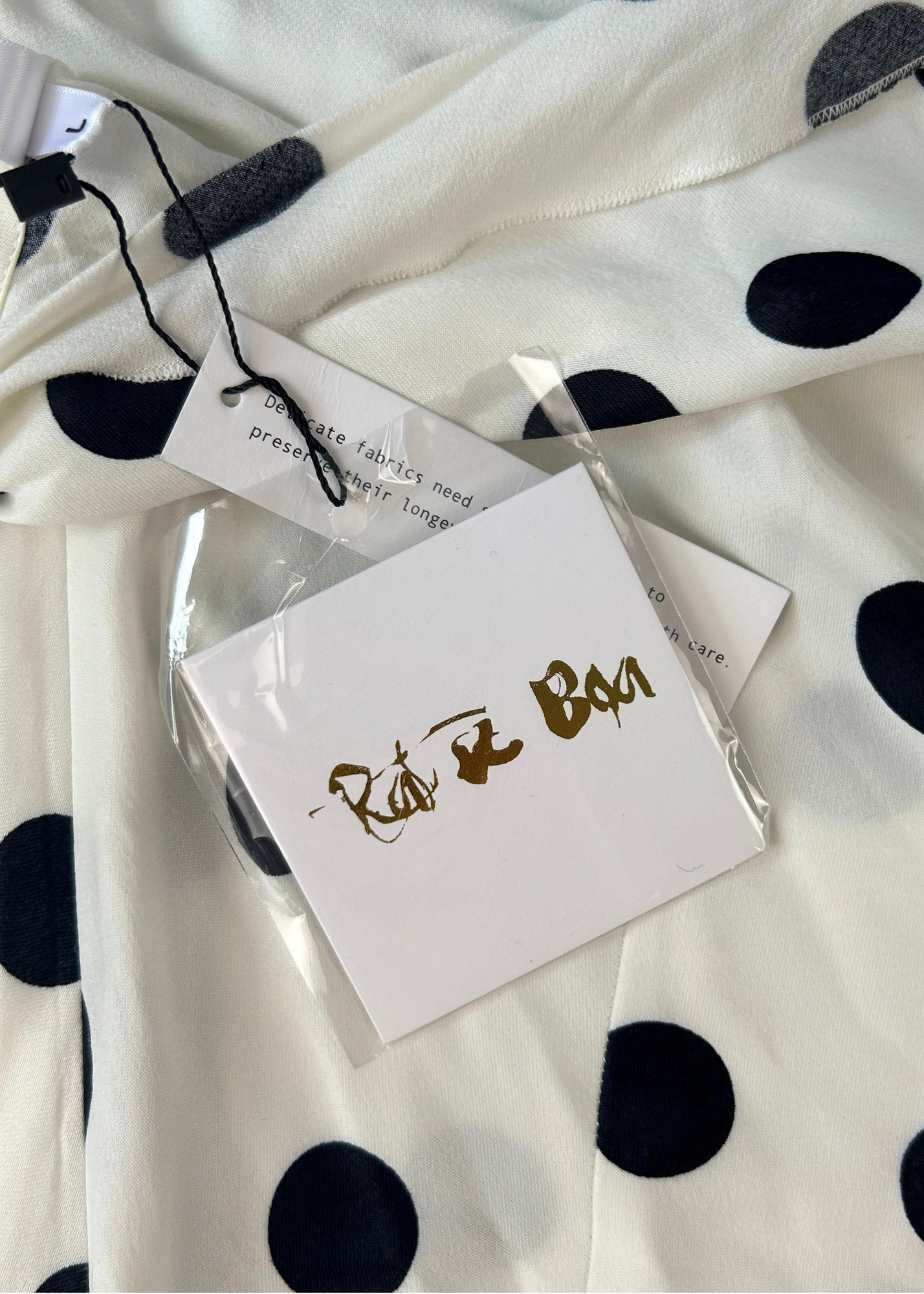 RAT & BOA (BNWT) Polkadot Bias Cut Maxi Dress