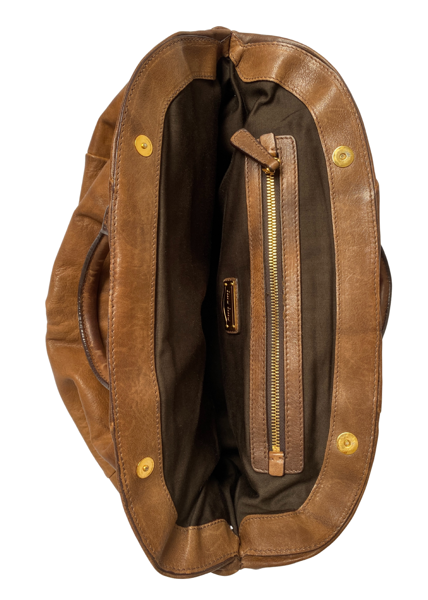 MIU MIU (AS IS) Brown Leather Doctors Bag