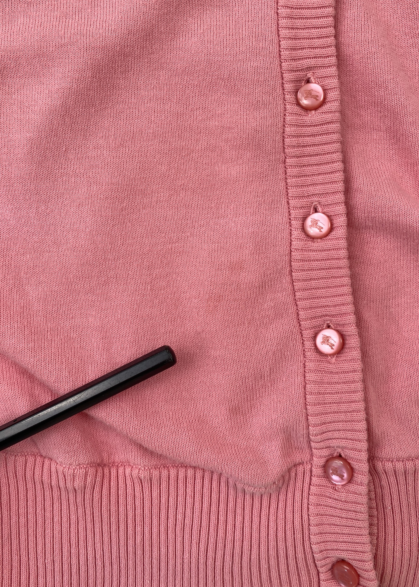 VINTAGE BURBERRY LONDON BLUE LABEL (AS IS) 3/4 Sleeve Cardigan