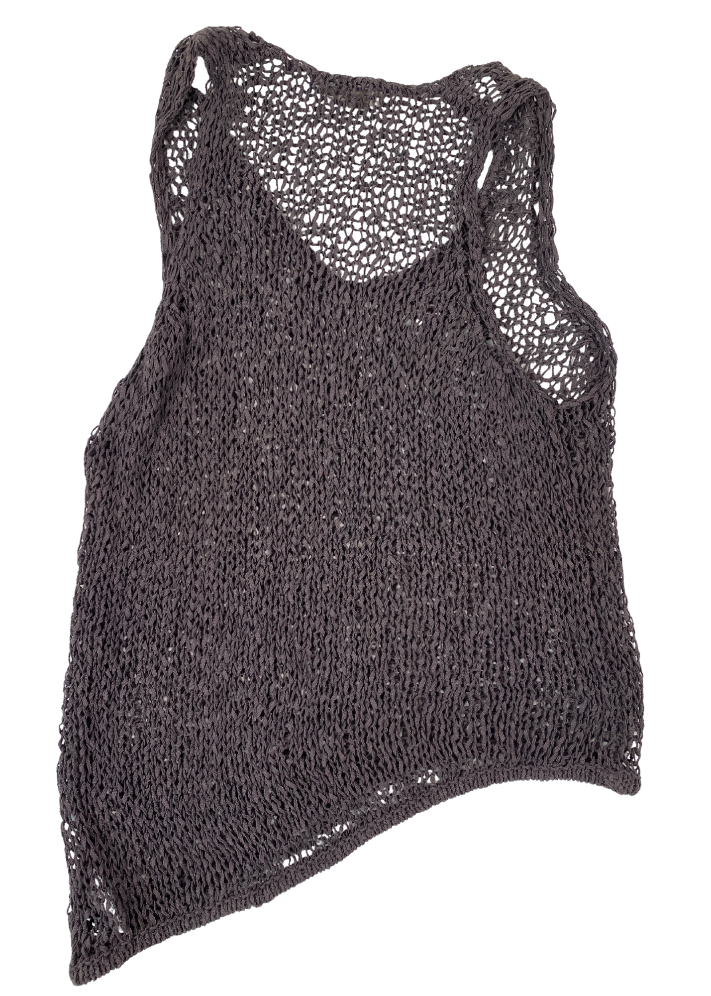 HELMUT LANG Loose Knit Asymmetrical Tank
