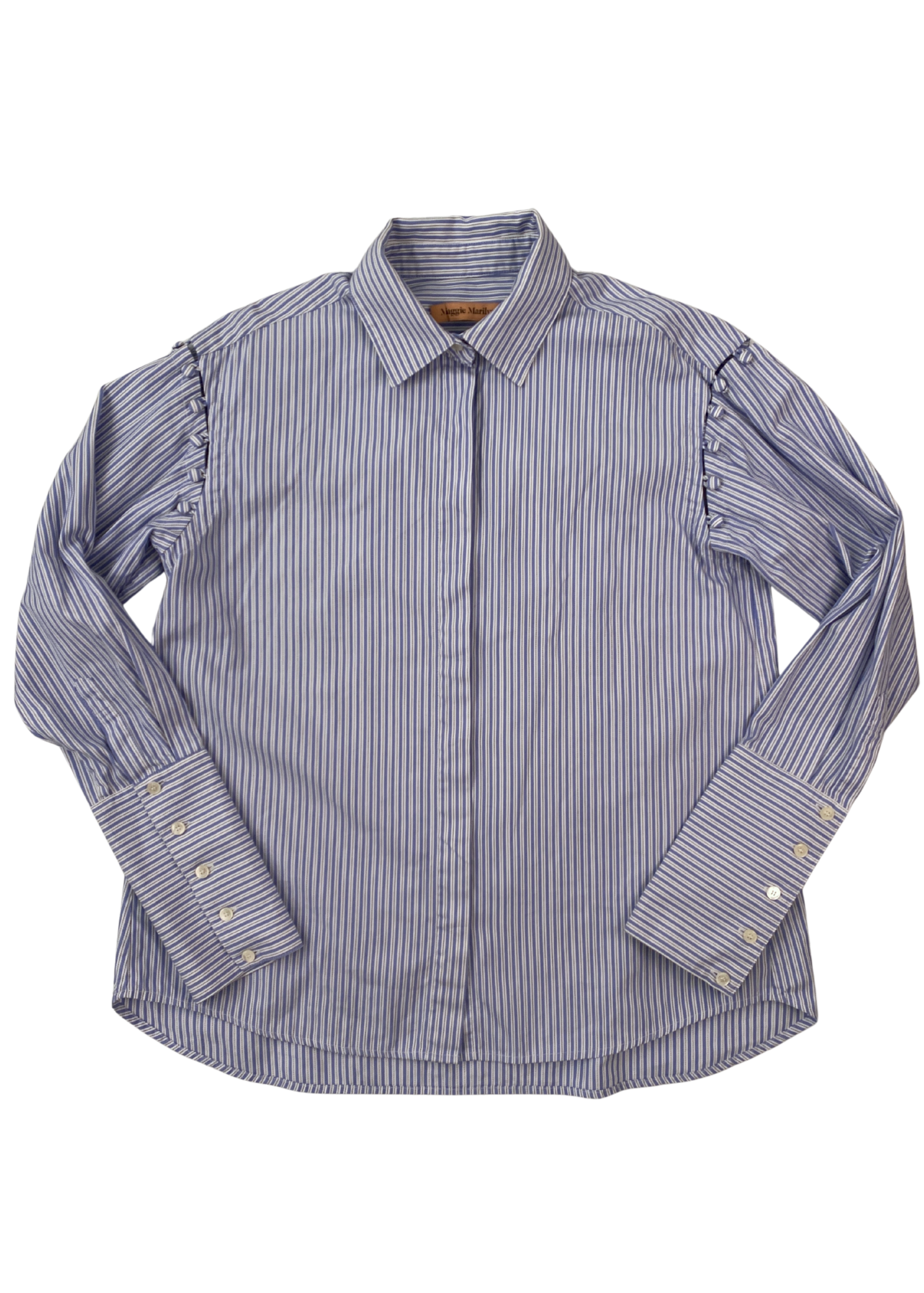 MAGGIE MARILYN Stripe Button Up