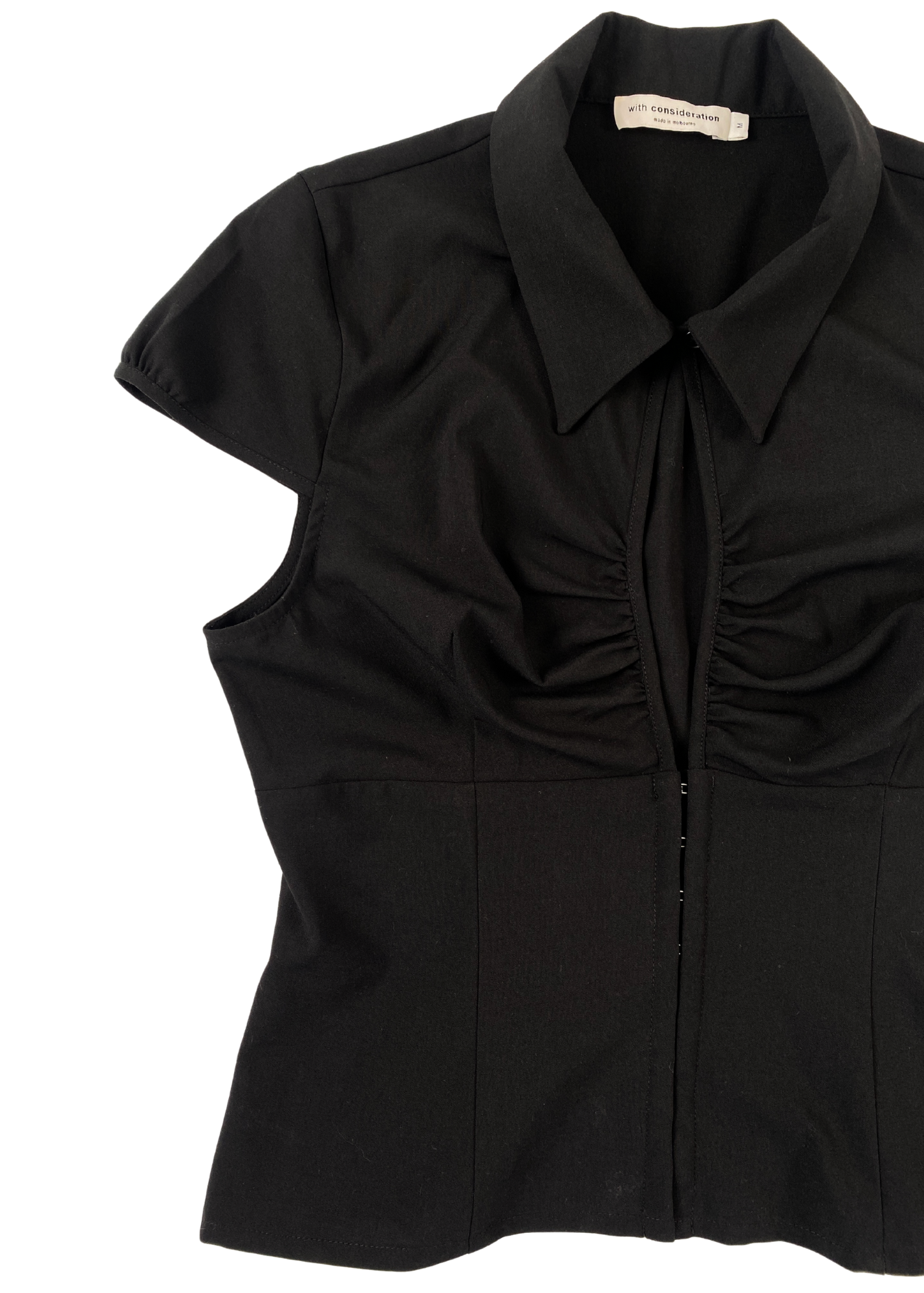 WITH CONSIDERATION Cinched Blouse