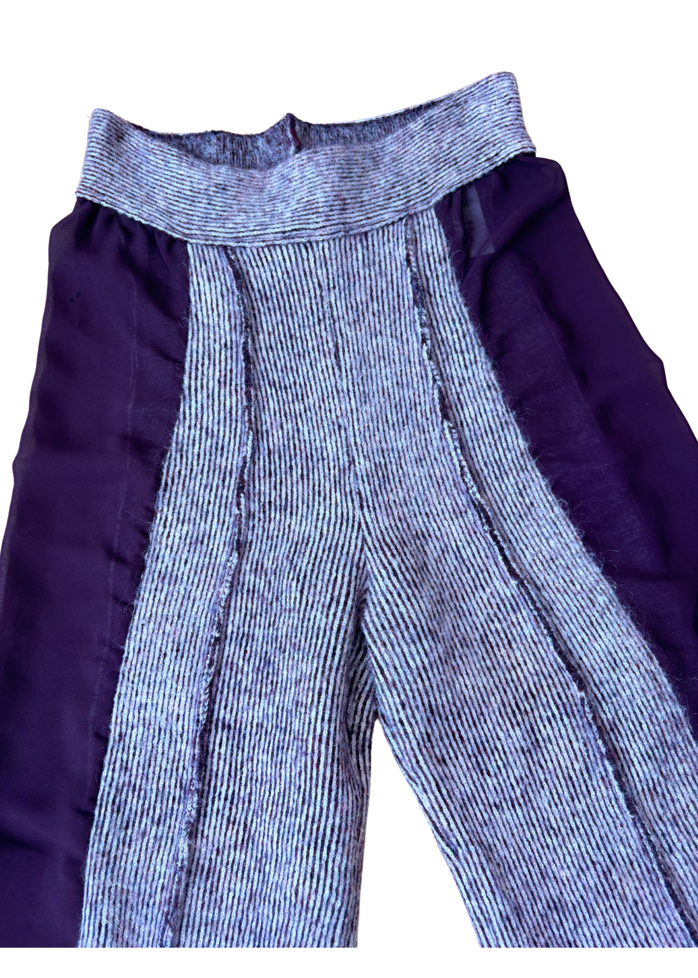 ECKHAUS LATTA (BNWT) 'Evening' Mohair Panelled Pants