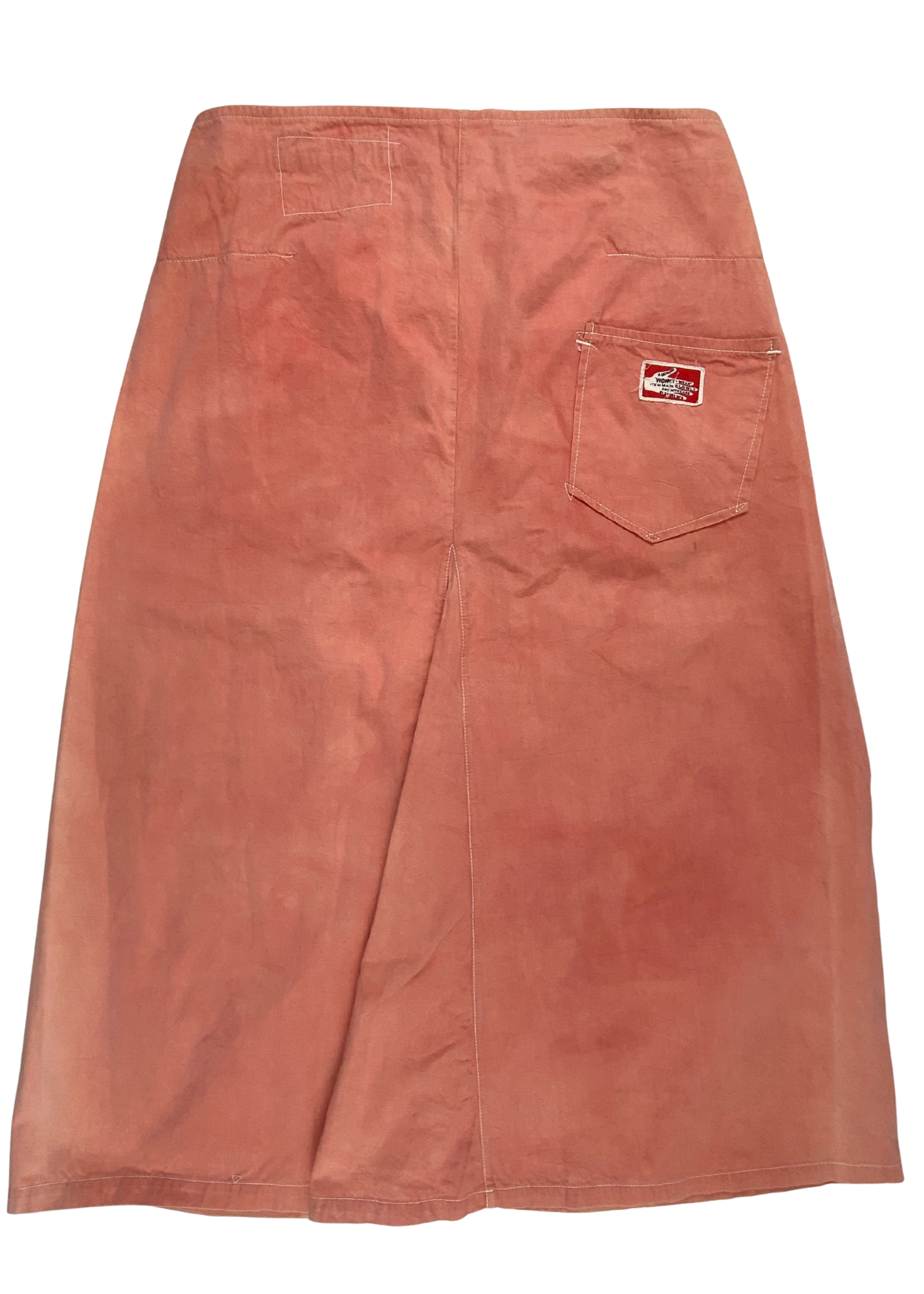 STORY MFG Contrast Stitch Midi Skirt