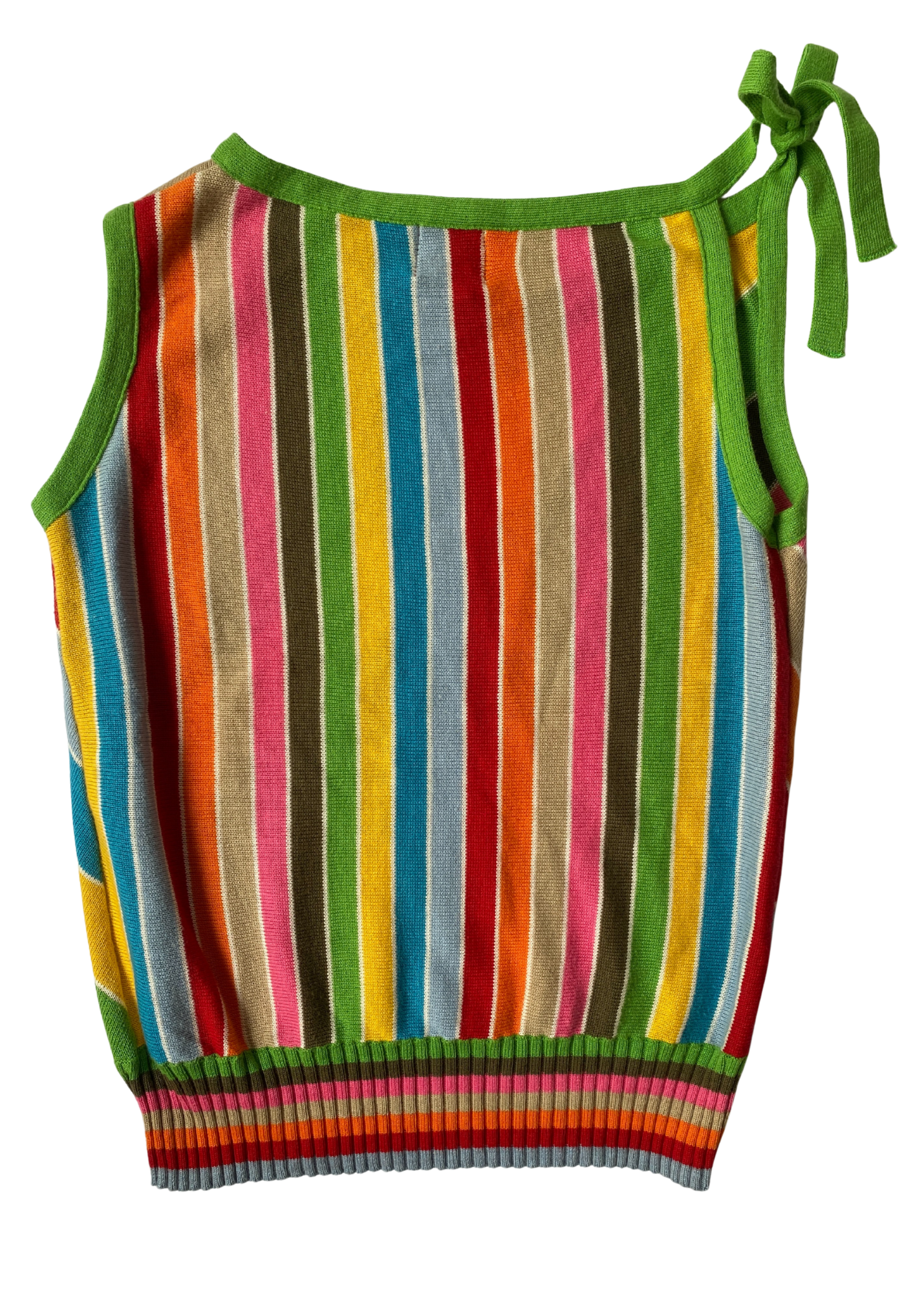 MISS SIXTY Stripe Knit Tank Top