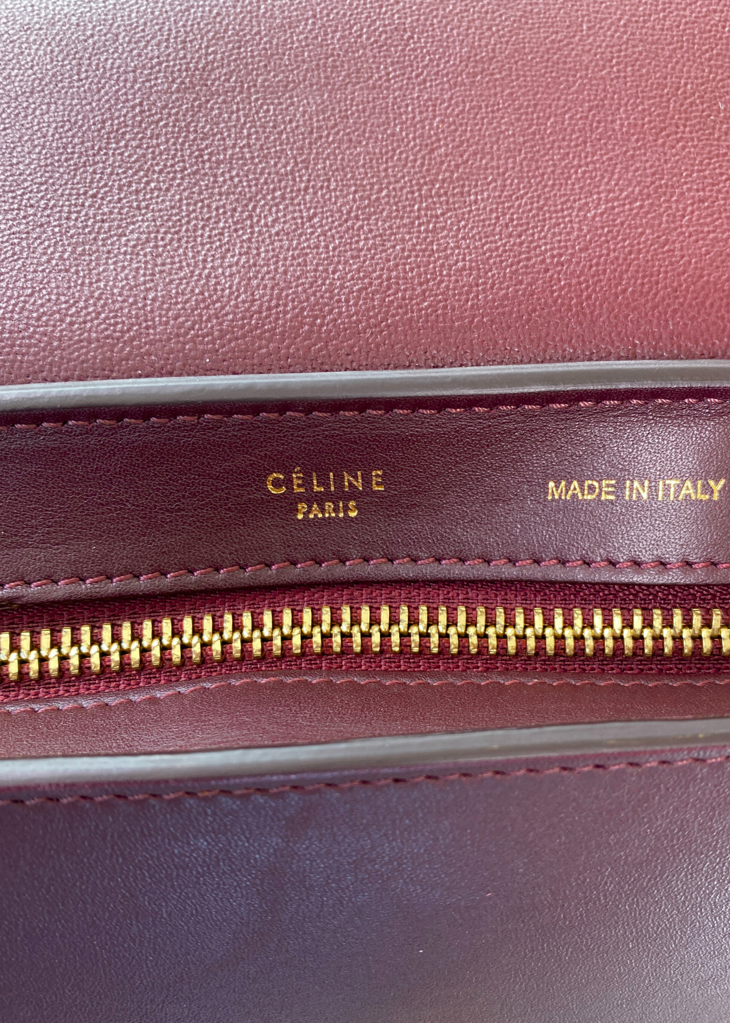 CELINE (AS IS) 'Trapeze' Leather Bag