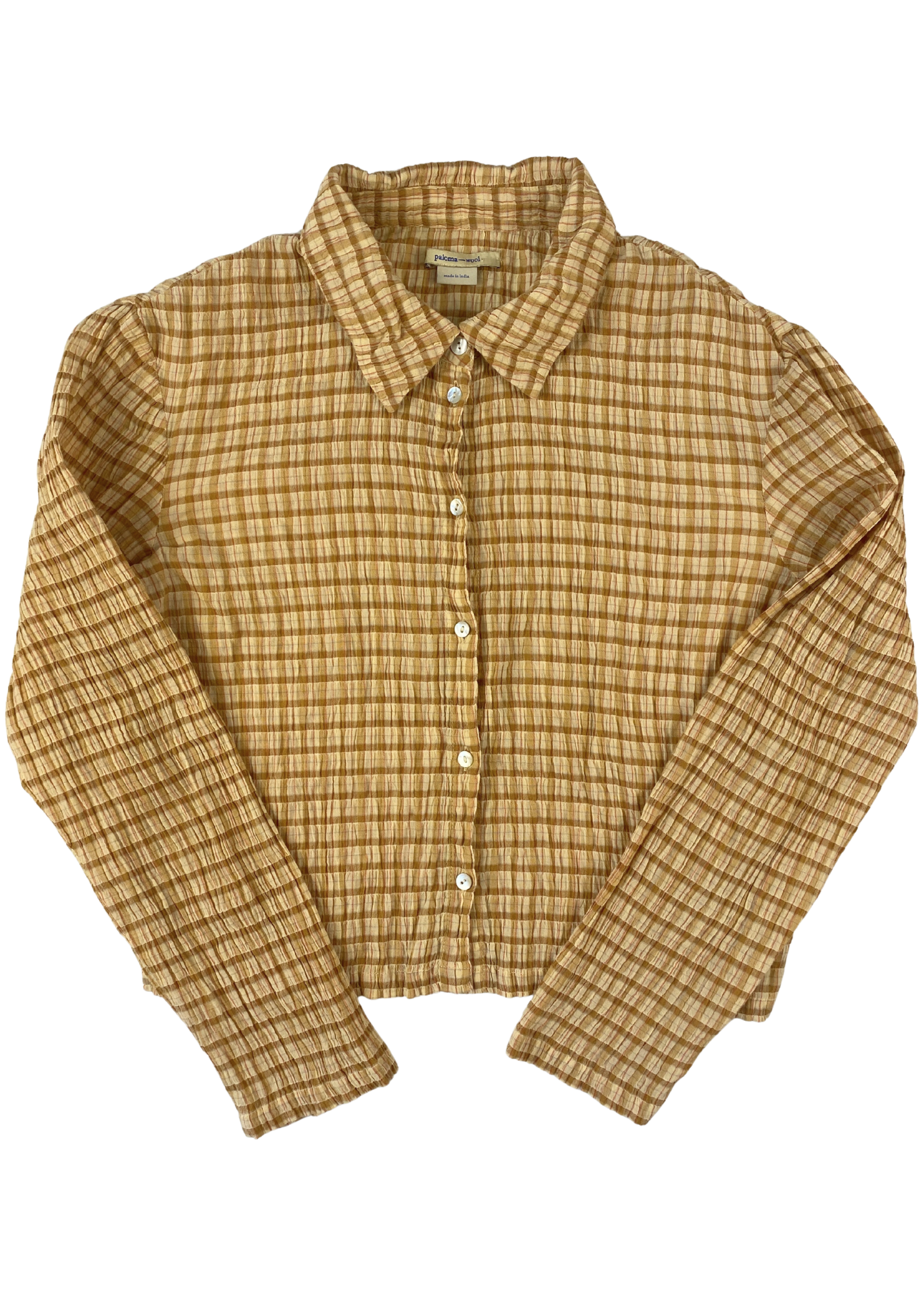 PALOMA WOOL Check Crop Shirt
