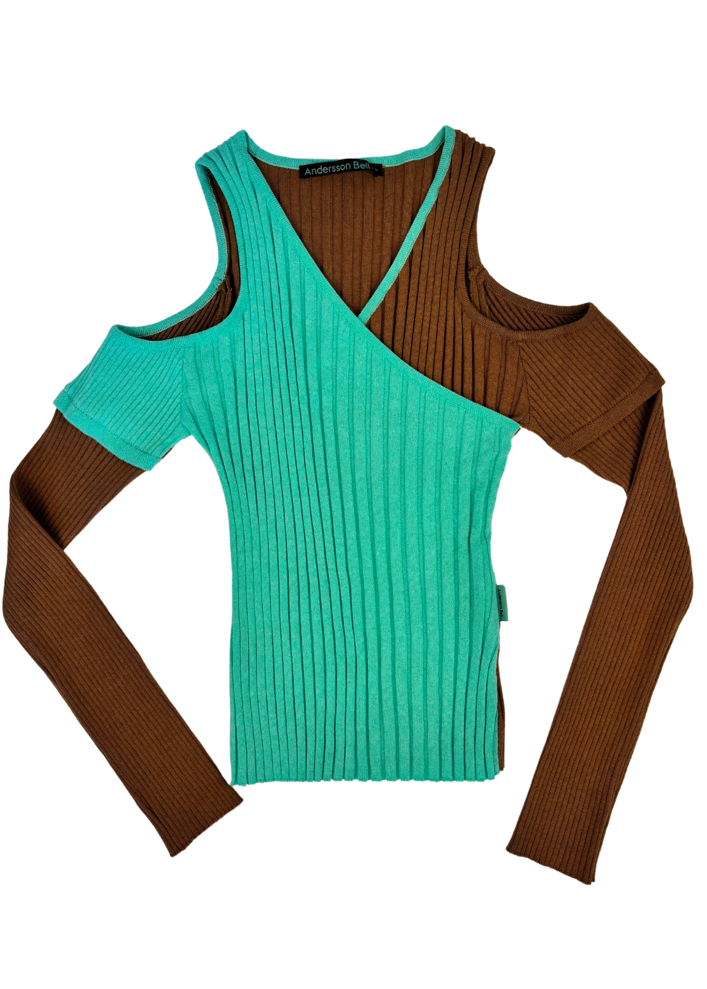 ANDERSSON BELL Crossover Knit Top