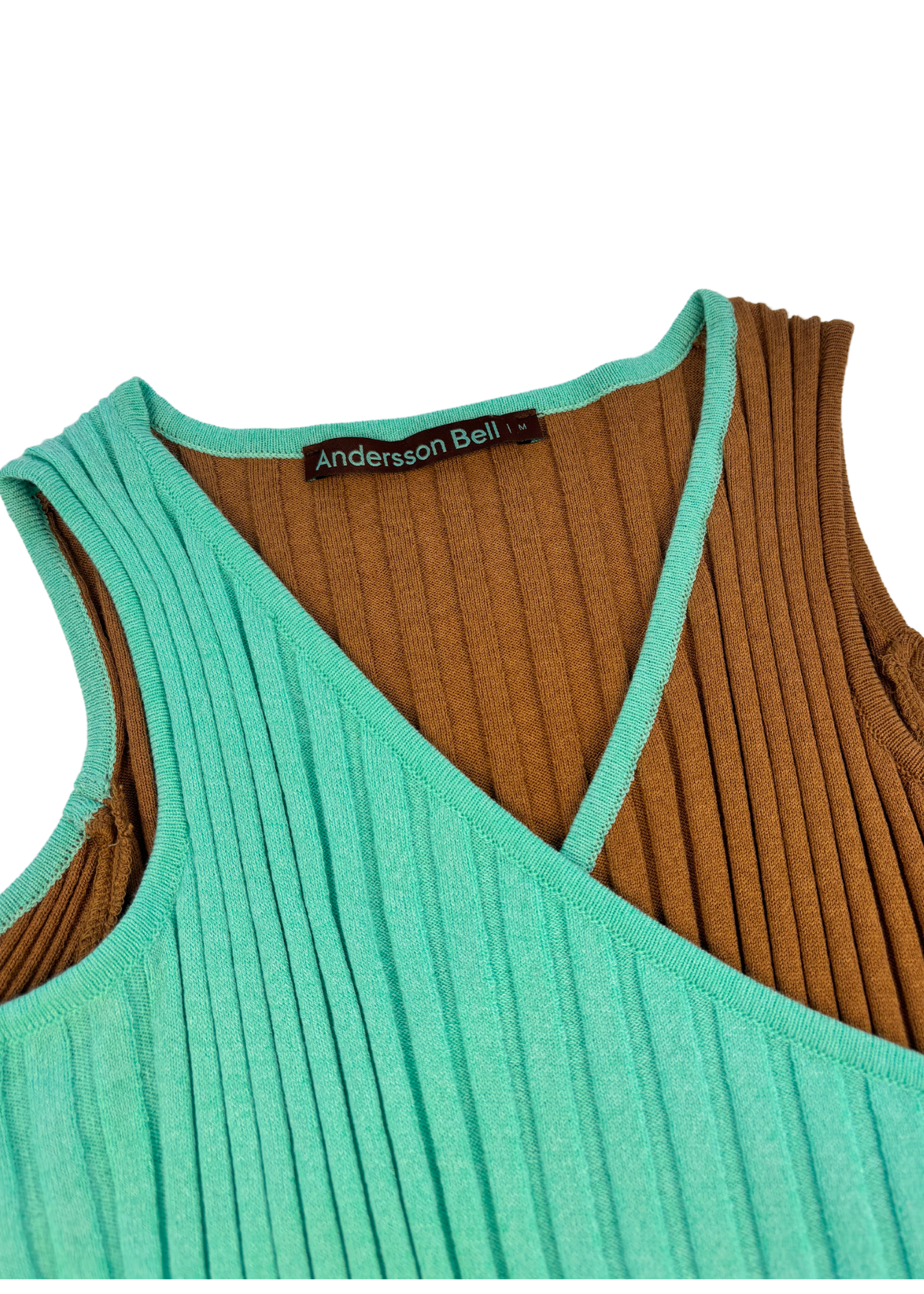 ANDERSSON BELL Crossover Knit Top