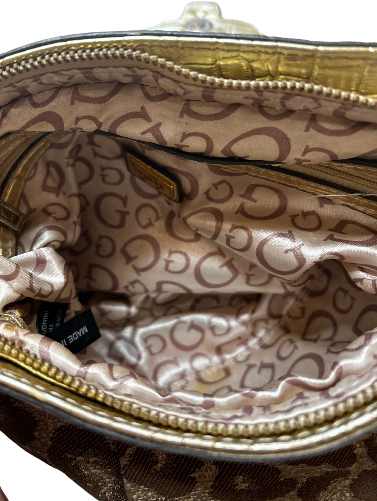 GUESS VINTAGE (AS IS) Animal Print Bag