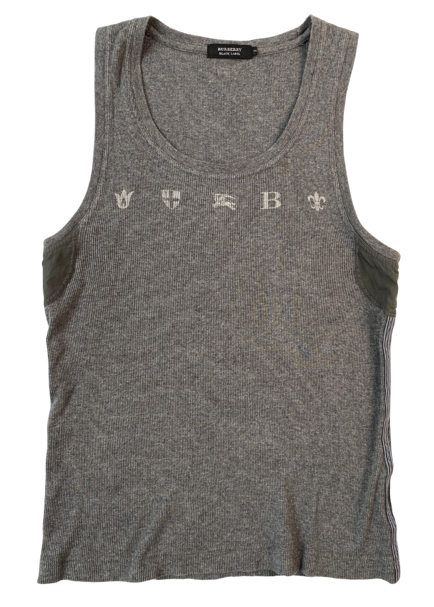BURBERRY BLACK LABEL Emblem Print Tank