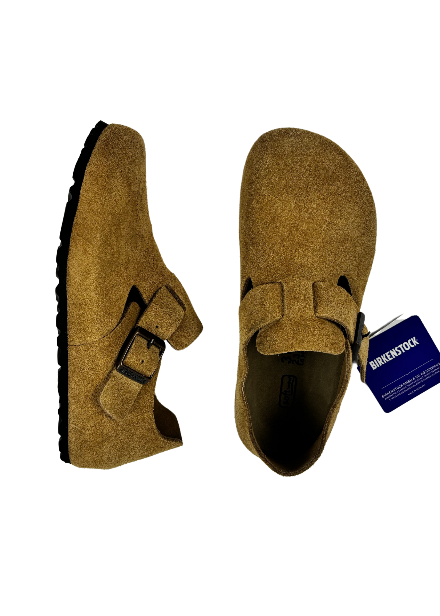 BIRKENSTOCK (BNWT) Suede 'London' Slip Ons