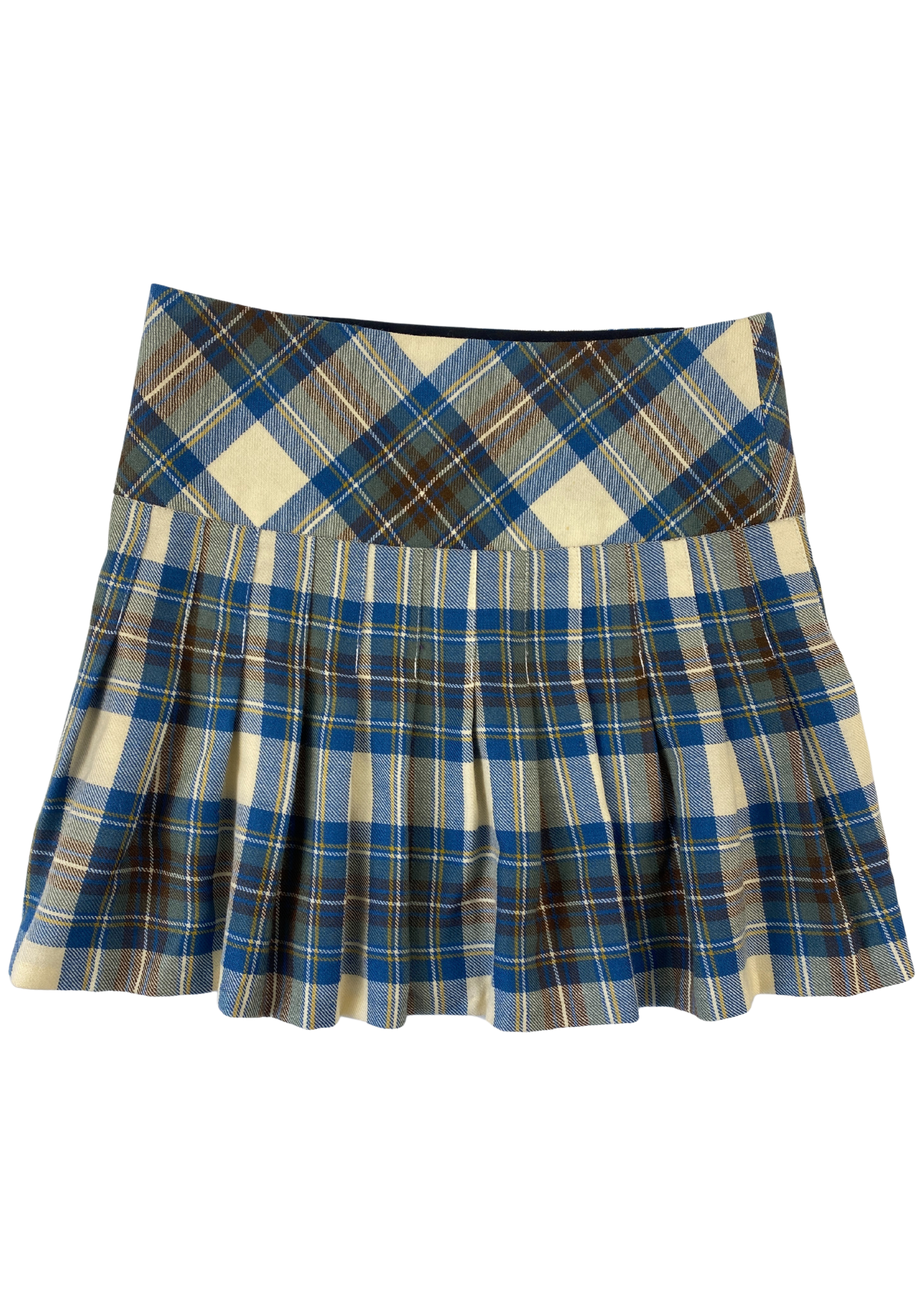 JOHN MORRISON Tartan Kilt Mini Skirt