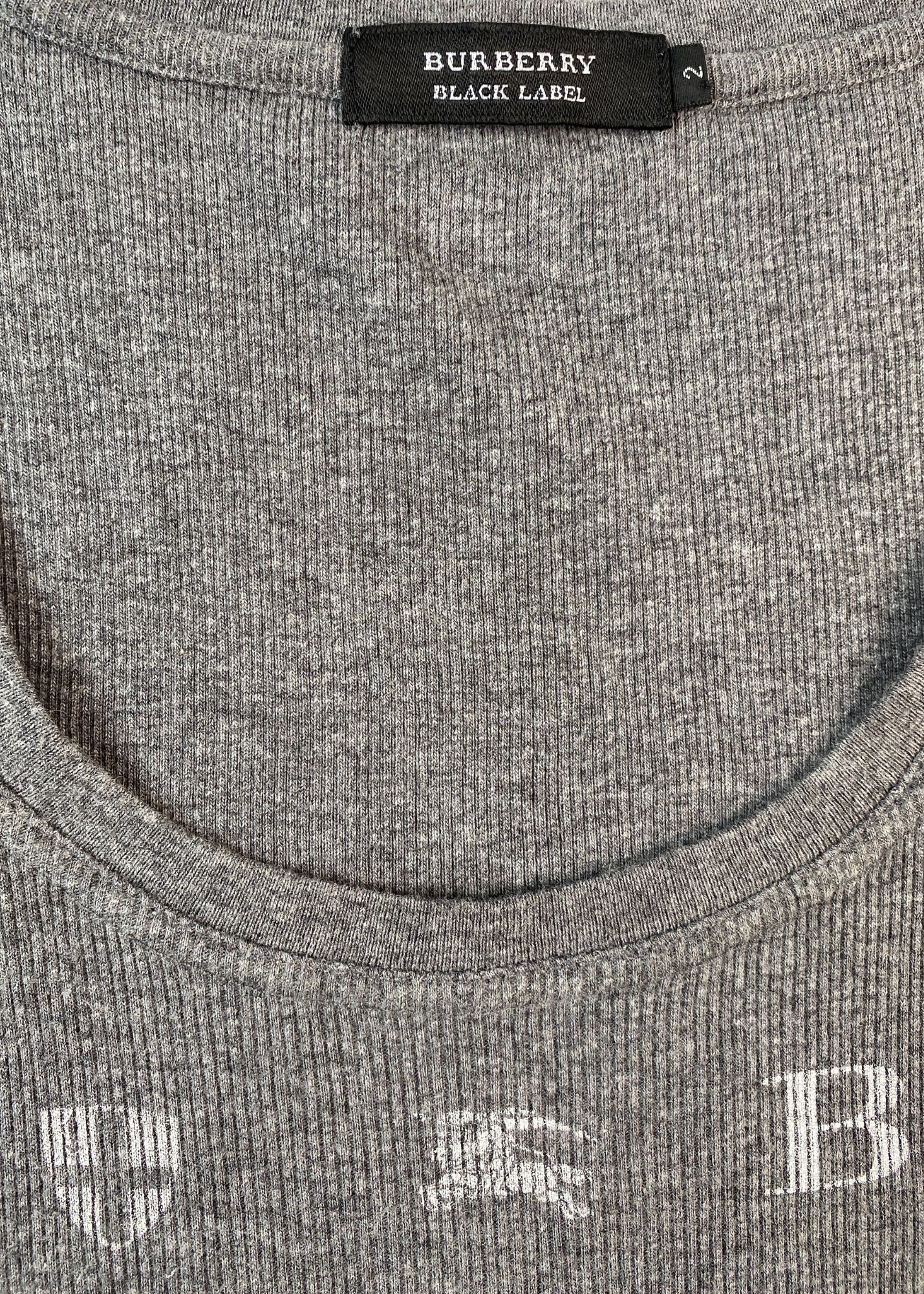 BURBERRY BLACK LABEL Emblem Print Tank