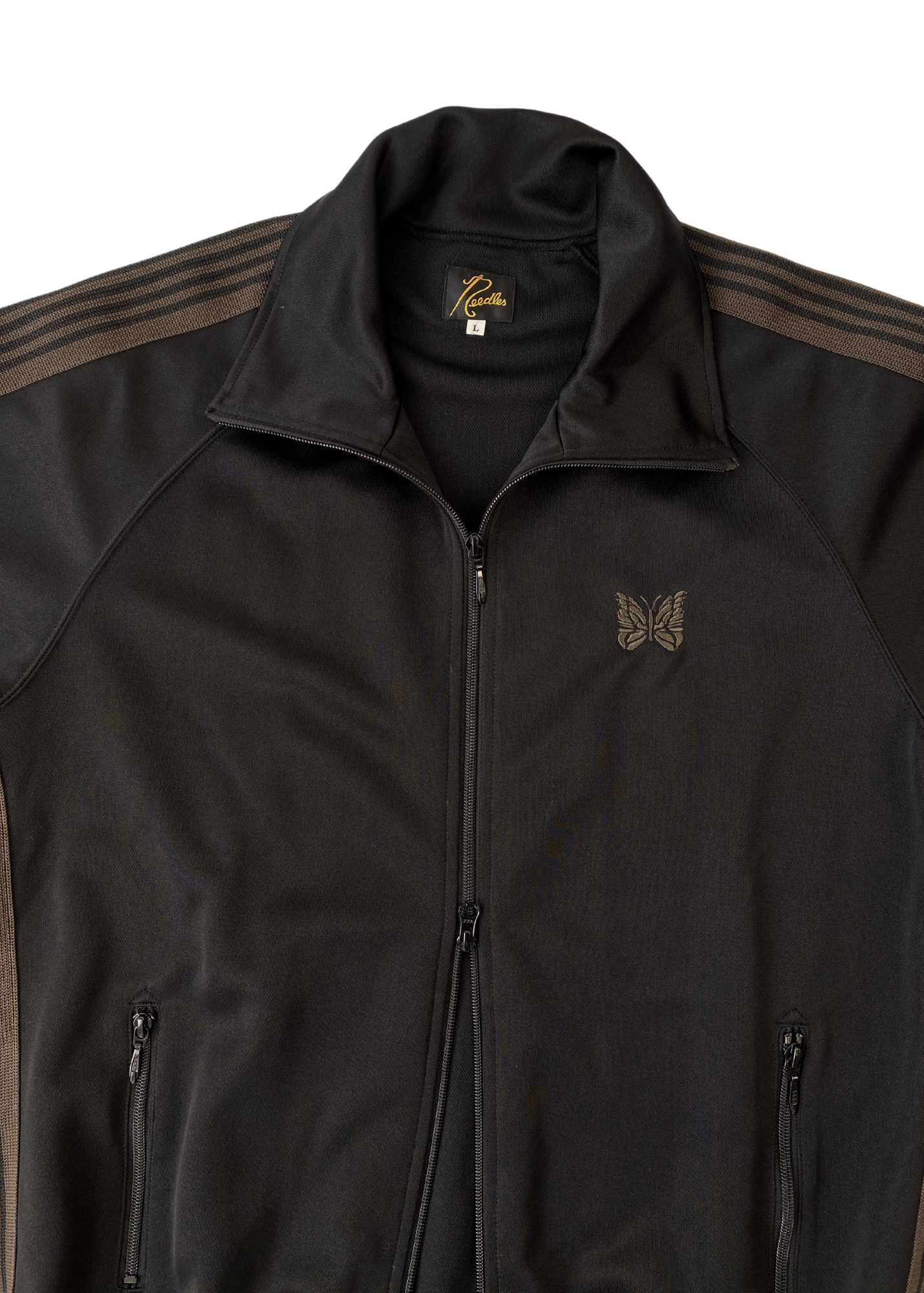 NEEDLES Poly Smooth Track Jacket Two Way Zip