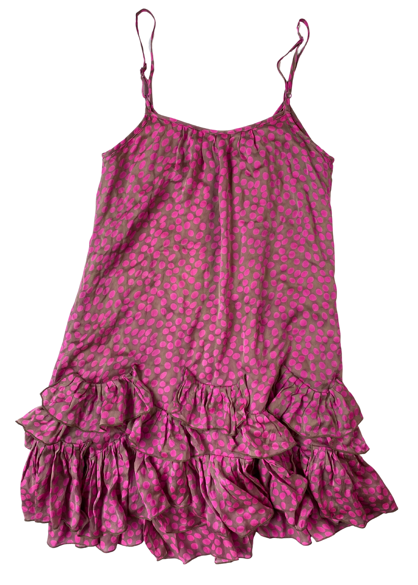 ALANNAH HILL Polkadot Silk Mini Dress