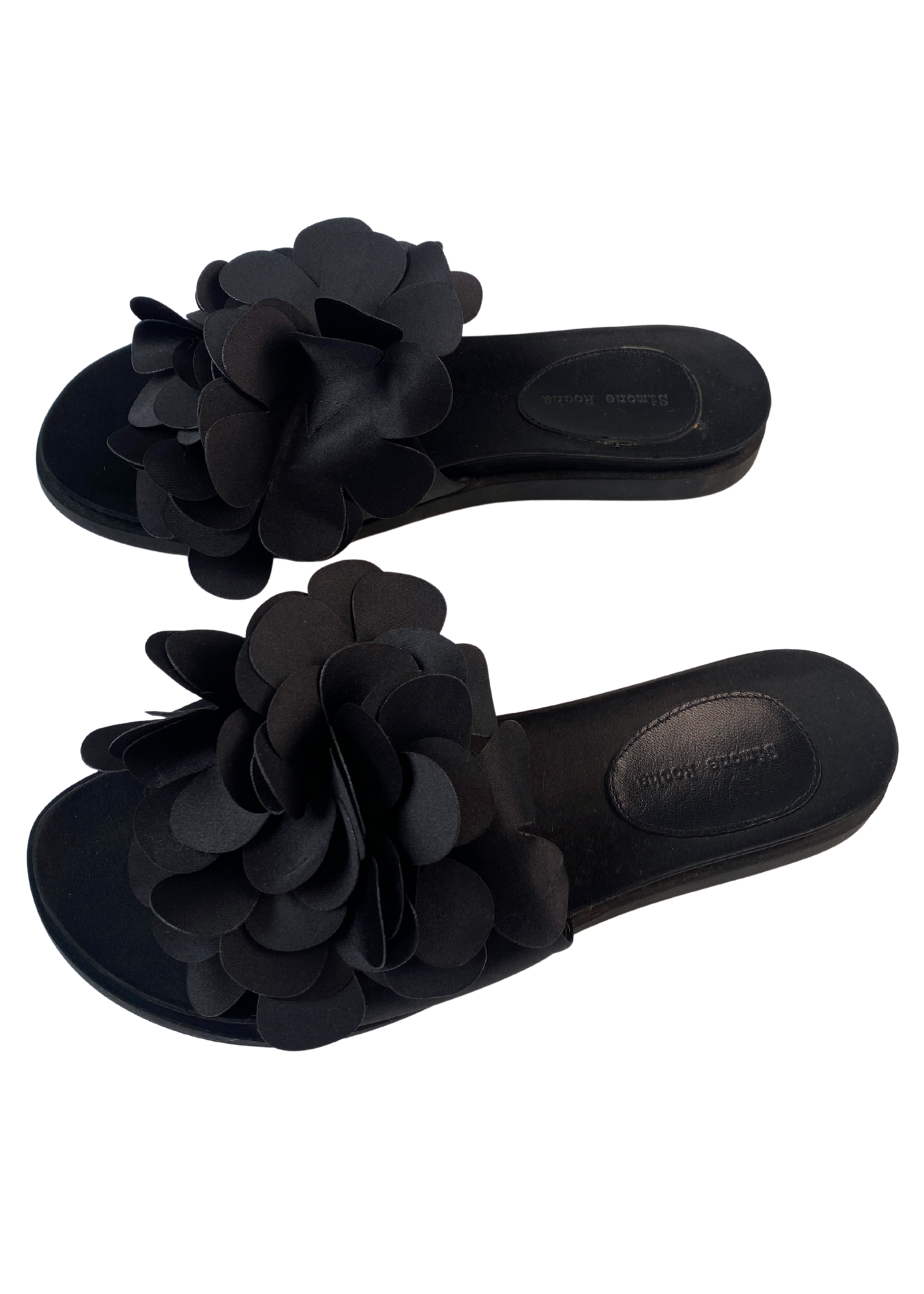 SIMONE ROCHA 3D Flower Embellished Slides